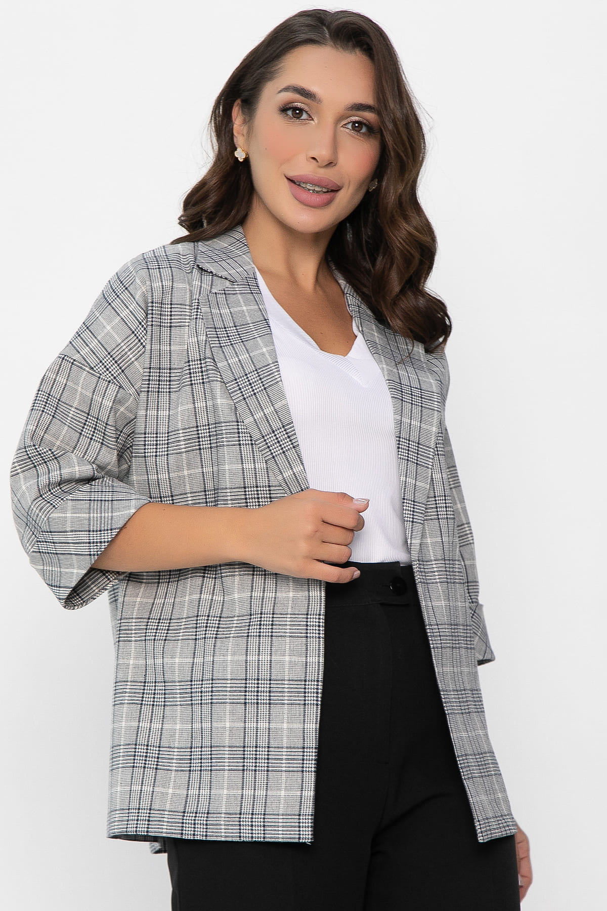 Жакет Скрипка (серый) Б14083-12М