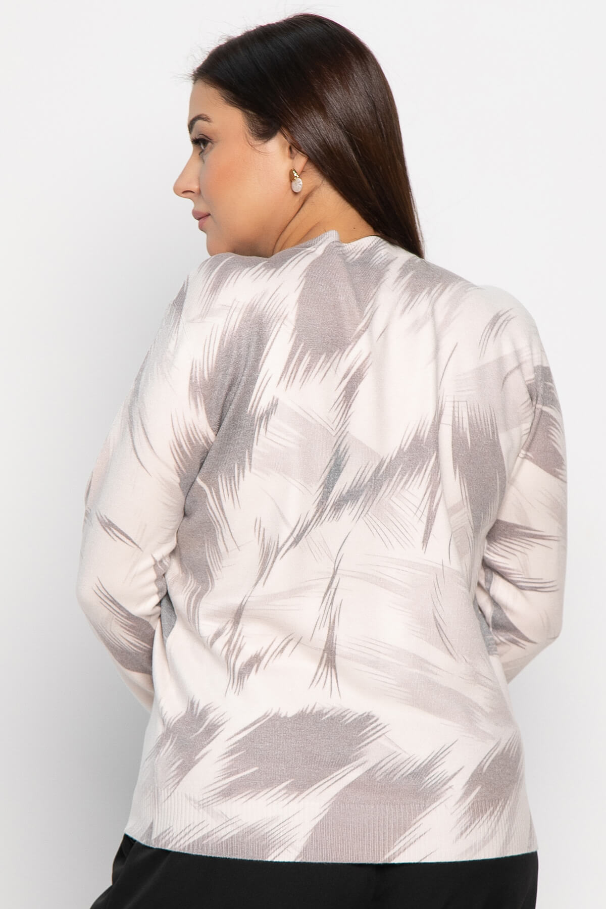 Лонгслив Акцент (серо-бежевая) Б14958-18М