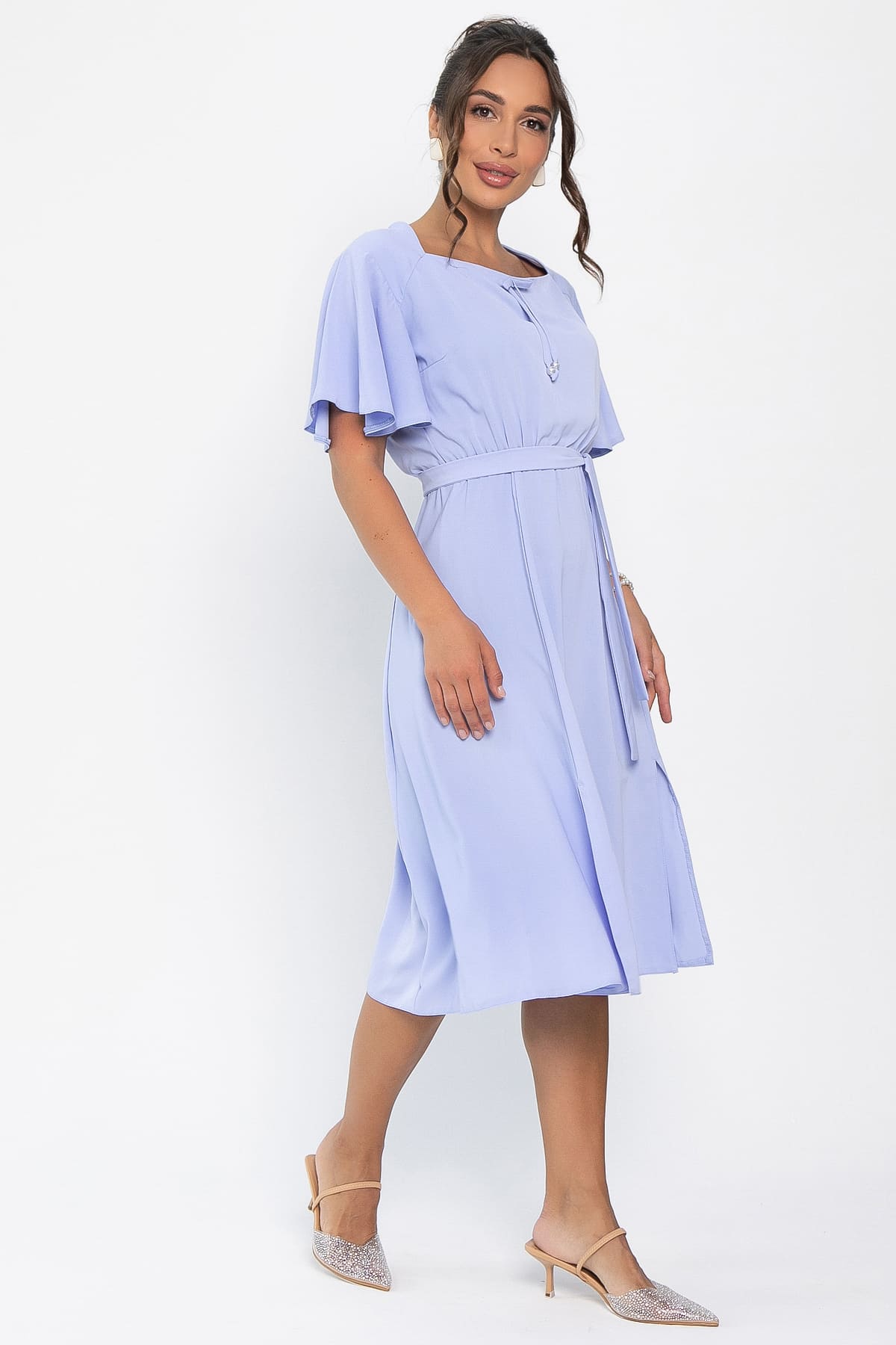 Платье Трепет любви (голубое) П13918-39М
