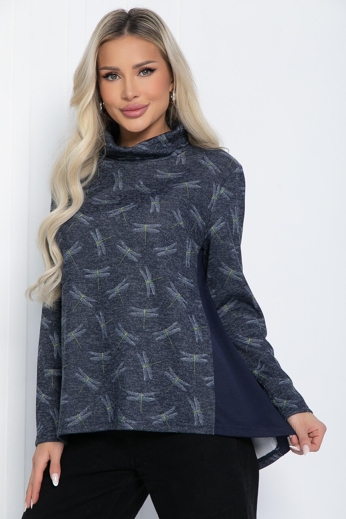 Джемпер Прага (синий) Б12389-16