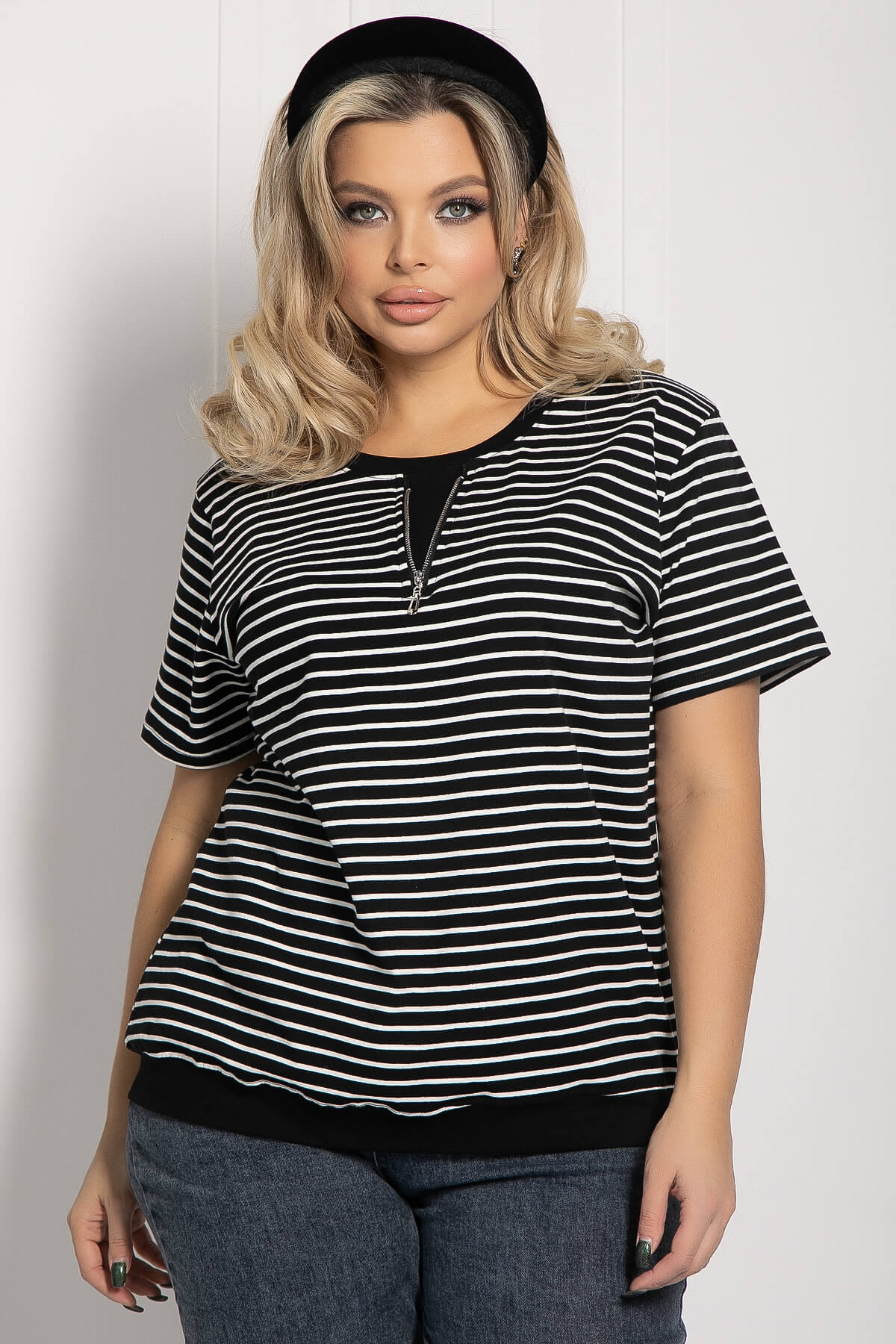 Блуза Асти (черная) Б12628-20