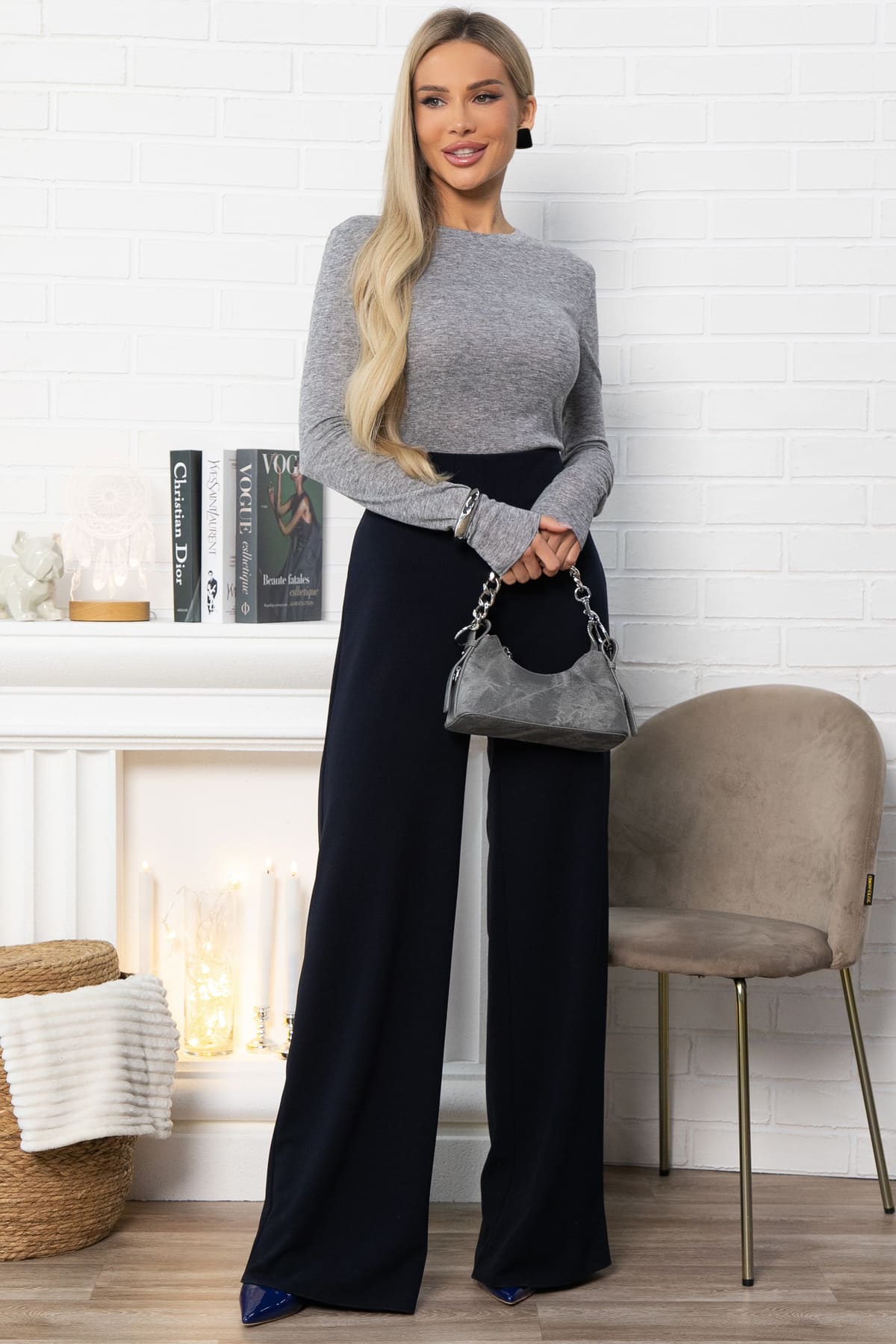 Брюки Азра (темно-синие) Б14886-4М