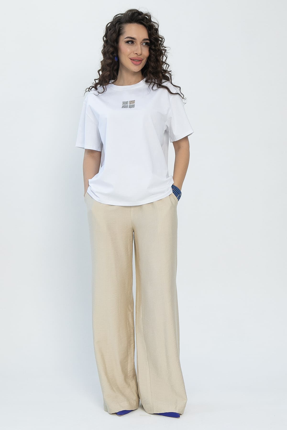 Костюм Яркие планы (бежево-красный) К13591-30М