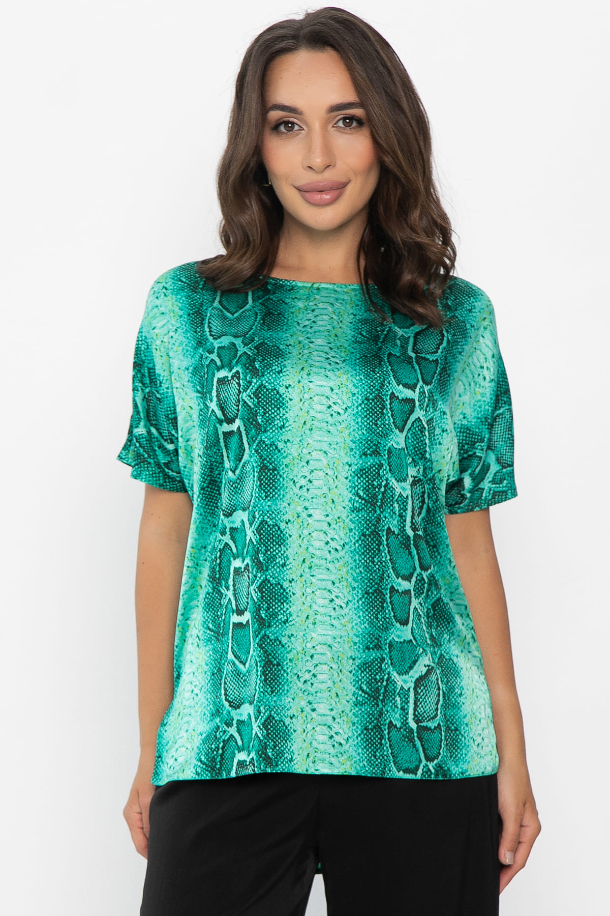 Блуза Морган (зеленая) Б14032-16М