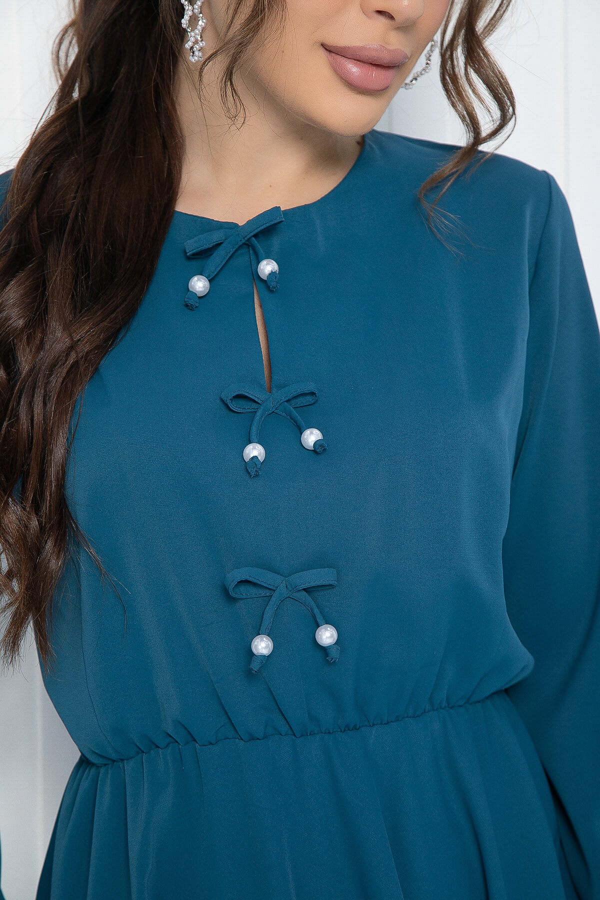 Платье Холли (морская волна) П11993