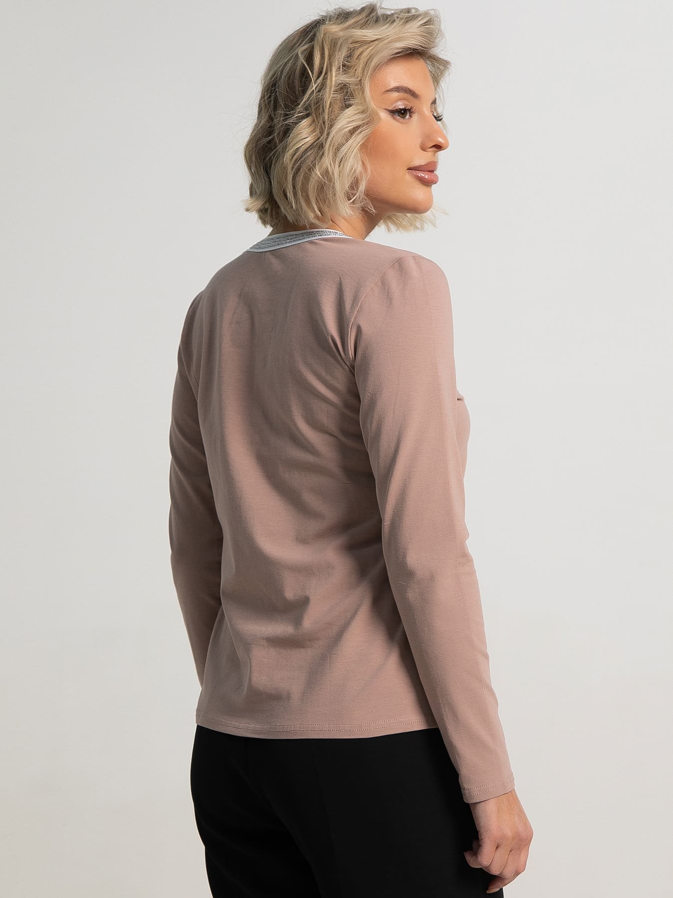 Блуза с кантом Либерти (беж) Б15597-50М