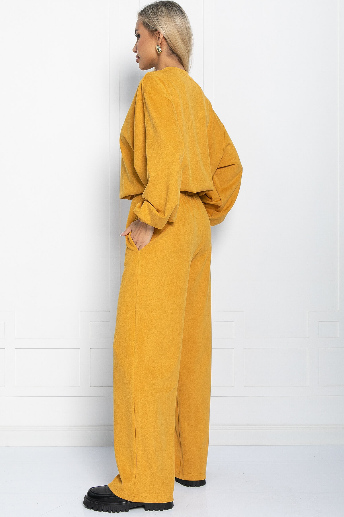 Костюм Бэрри (горчица) К11581