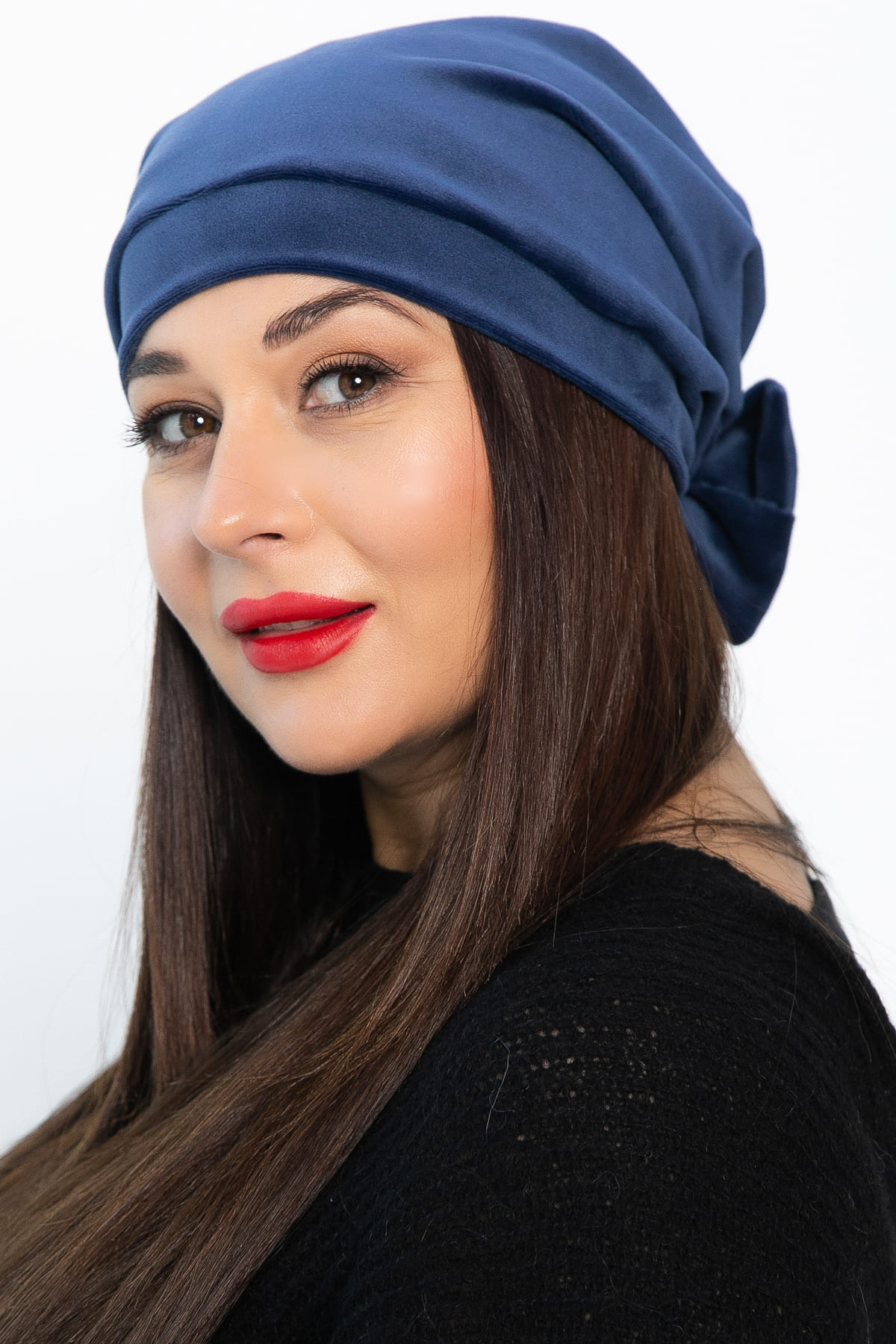 Чалма с бантом (синяя) ЧБ5-23М