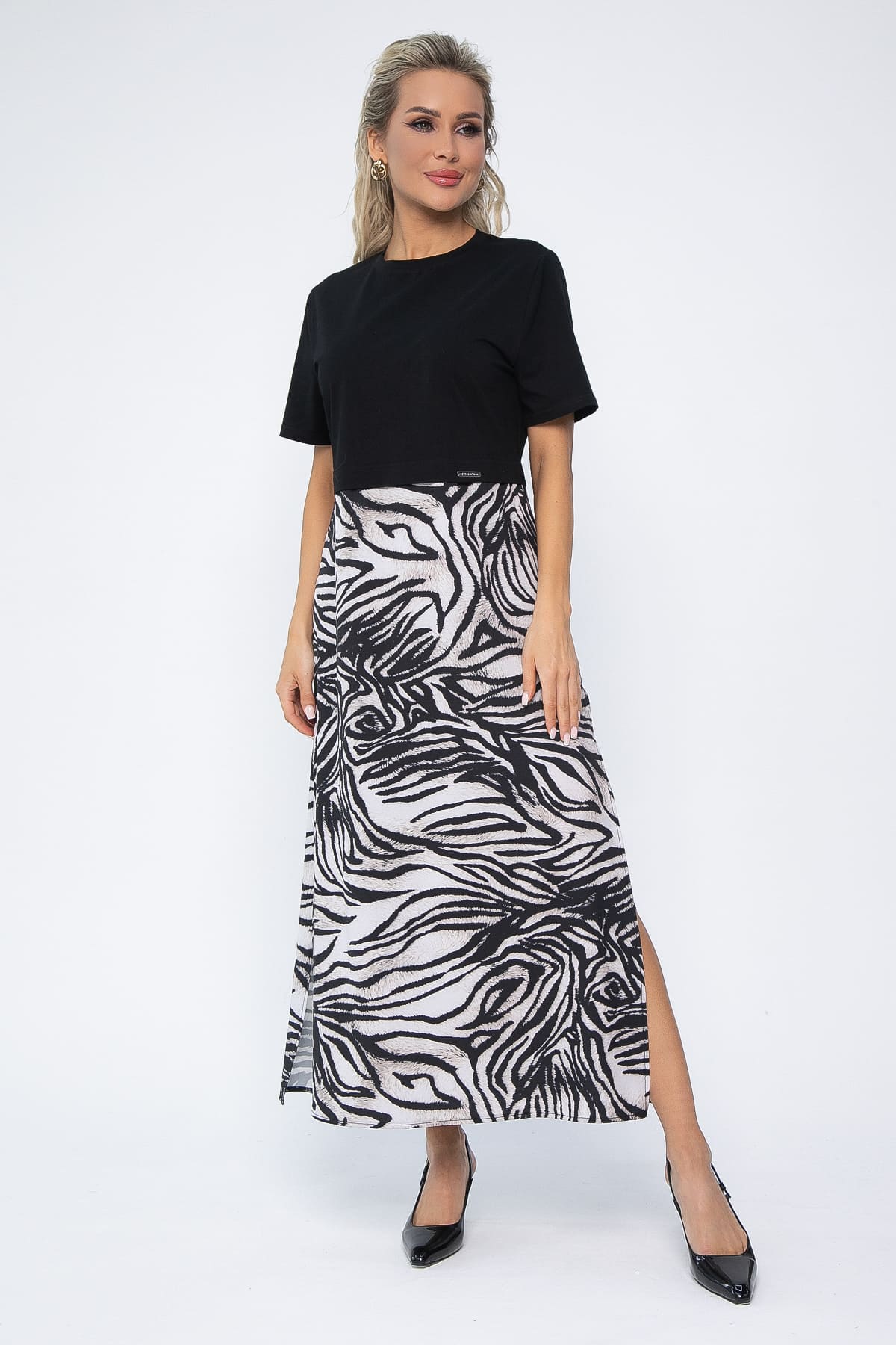 Платье Мелони (зебра) П13529-41М
