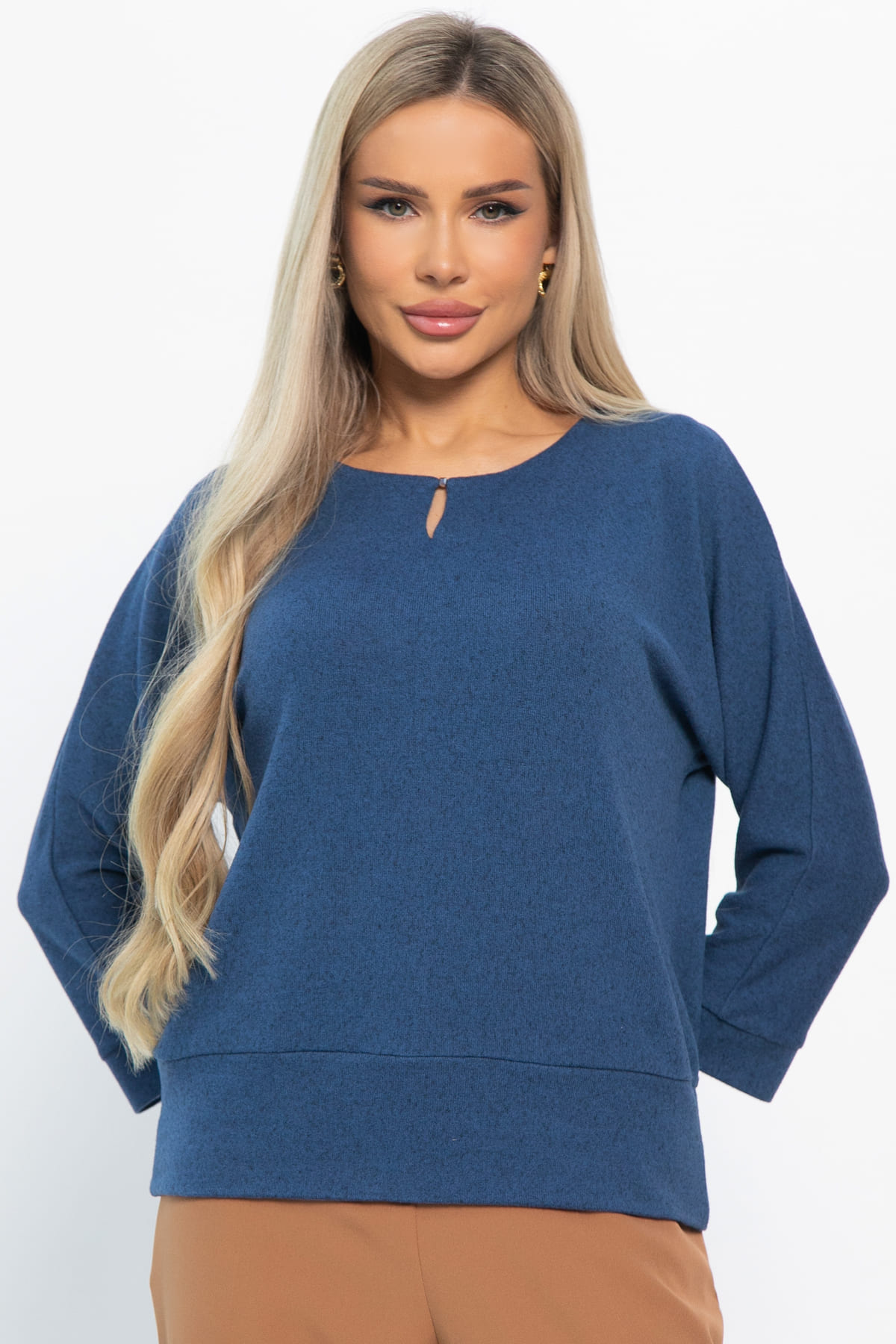 Джемпер трикотажный Претти (синий) Б14869-50М