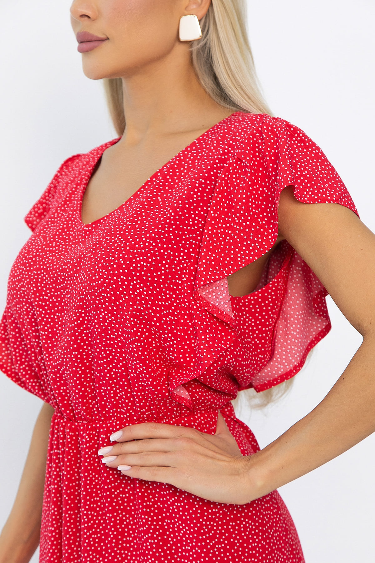 Платье Айлана (красное) П13931-35М