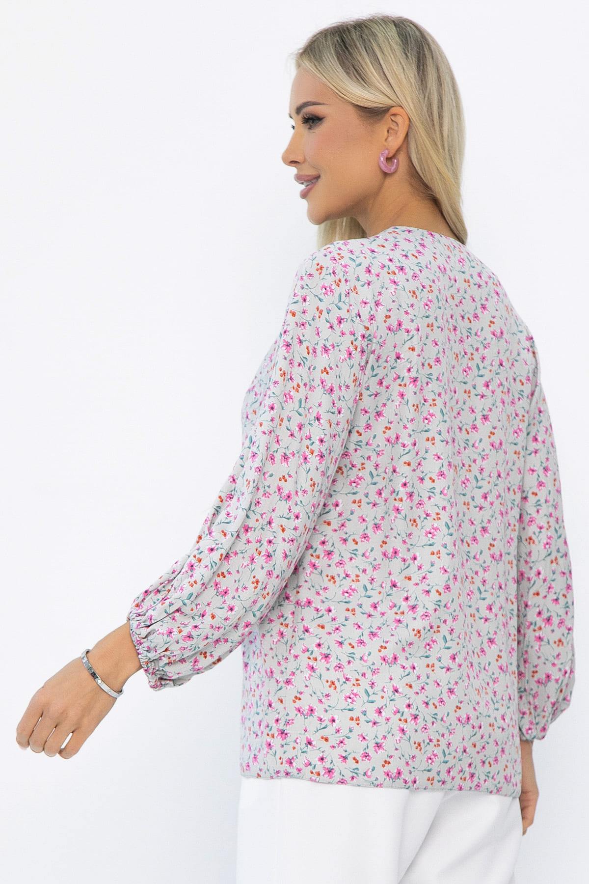 Блуза Пралине (серая) Б13842-6М