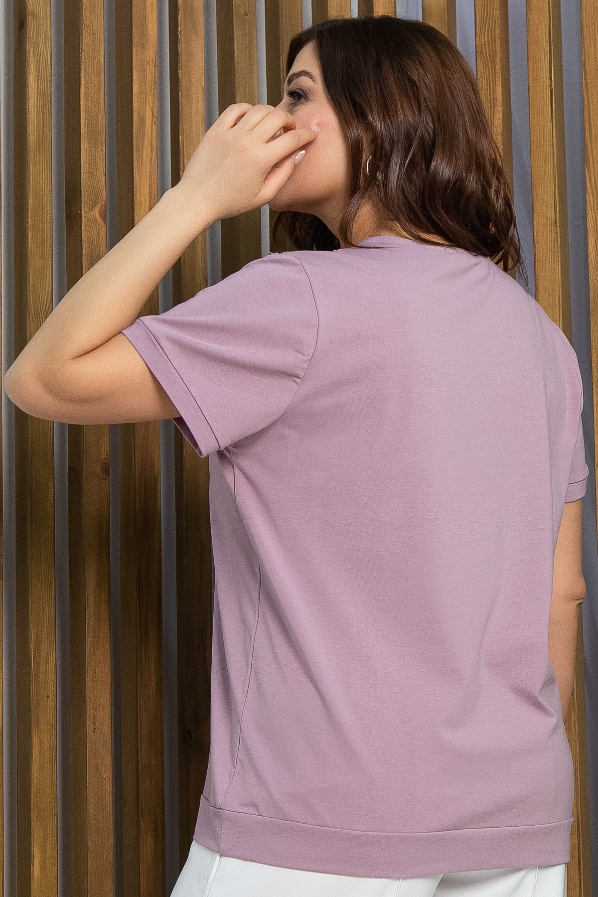 Блуза Лейла (пыльная роза) Б13334-20М