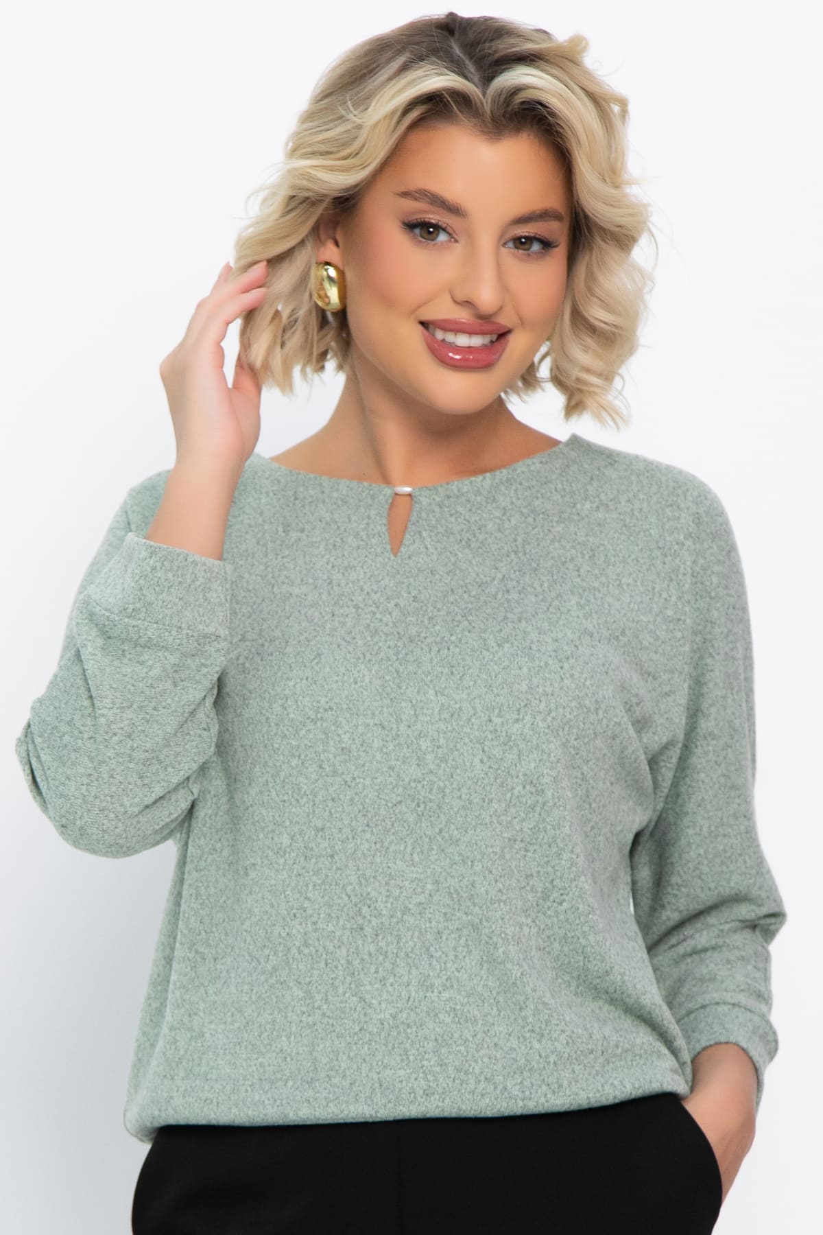 Джемпер трикотажный Претти (фисташковый) Б14788-50М