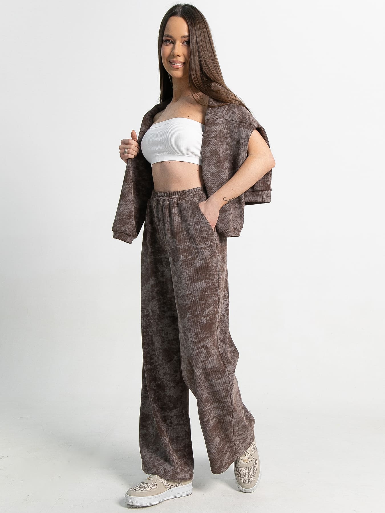 Костюм Августа ХИТ (кофе с молоком) К15146-5М