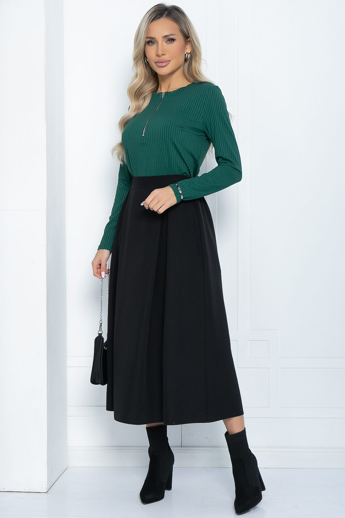 Юбка Мариэтта НЬЮ (черная) Ю12054