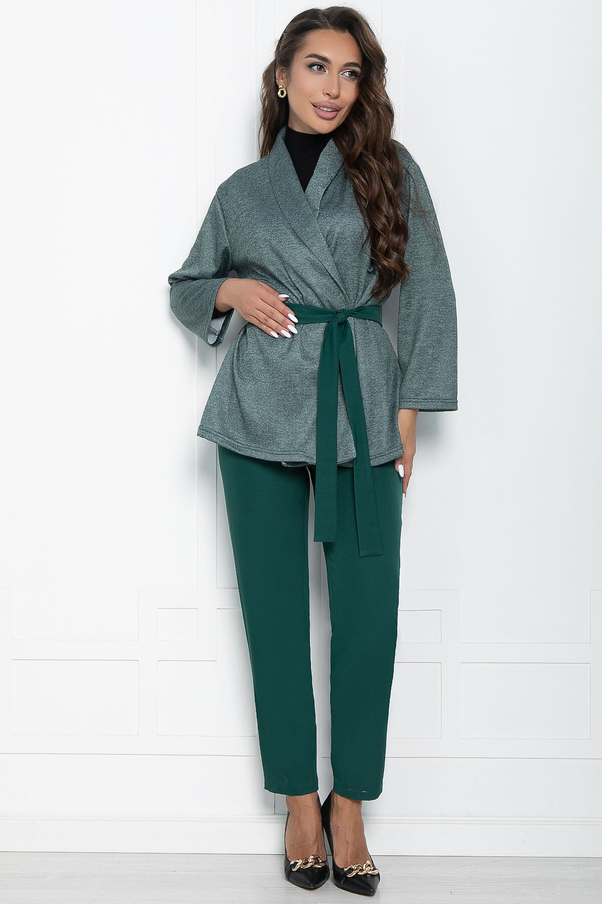 Костюм Нинэль (зеленый) К11030