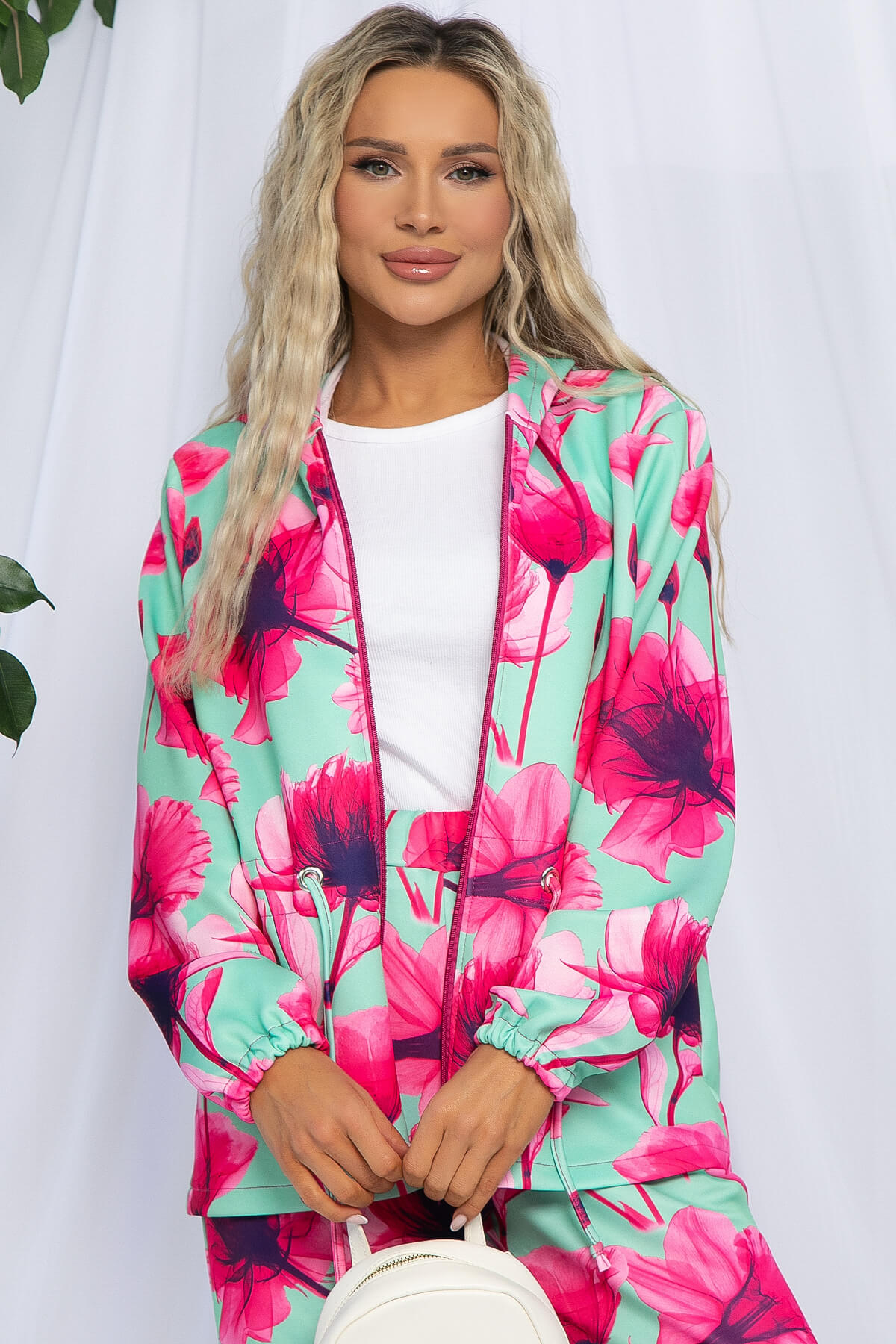 Костюм Бомба стиля (розово-мятный) К13142-6М