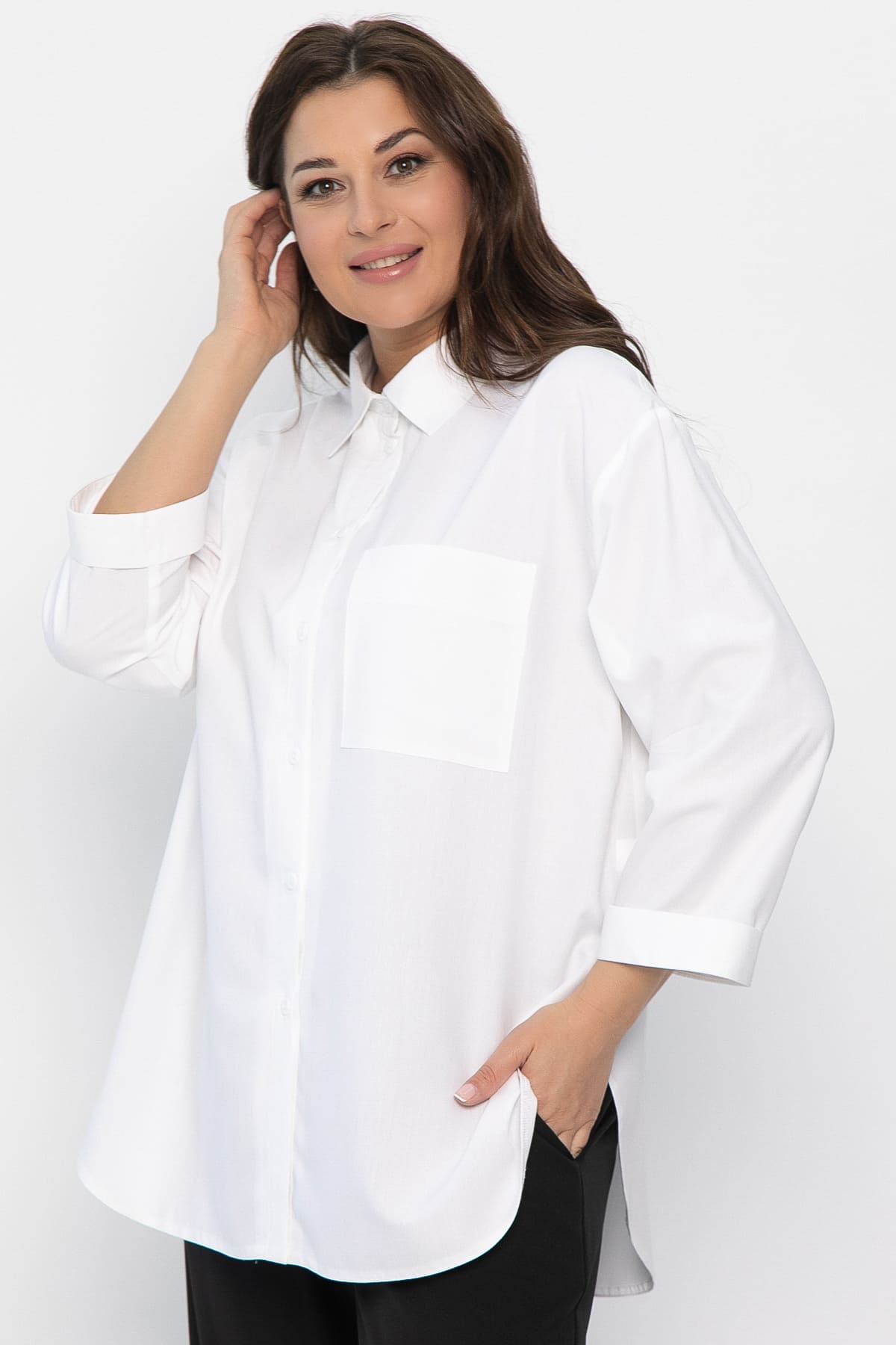 Блуза Твой стиль (белая) Б13792-3М