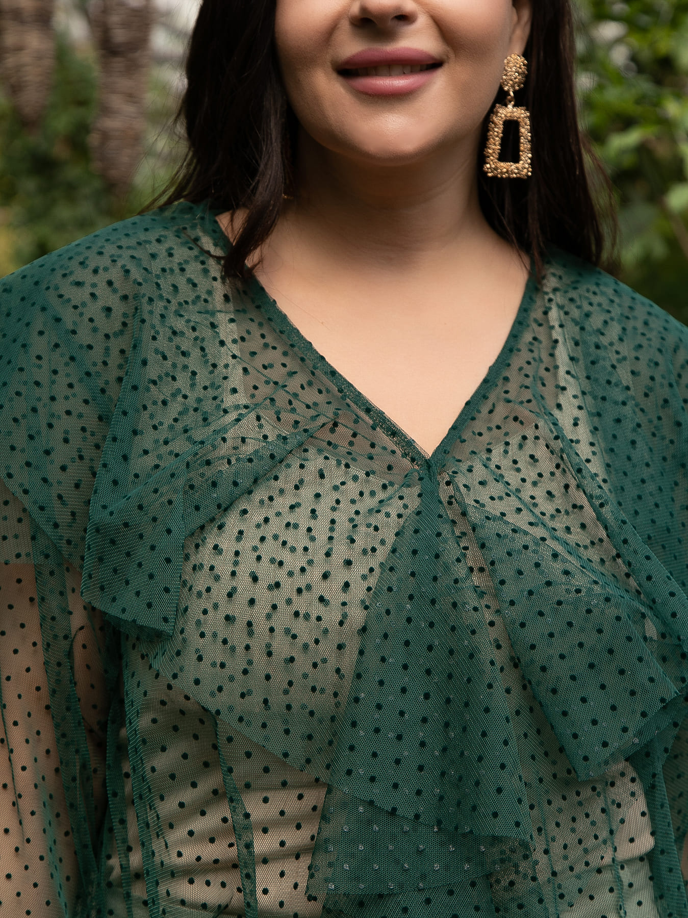 Блуза Диантус (зеленая) Б15548-39М