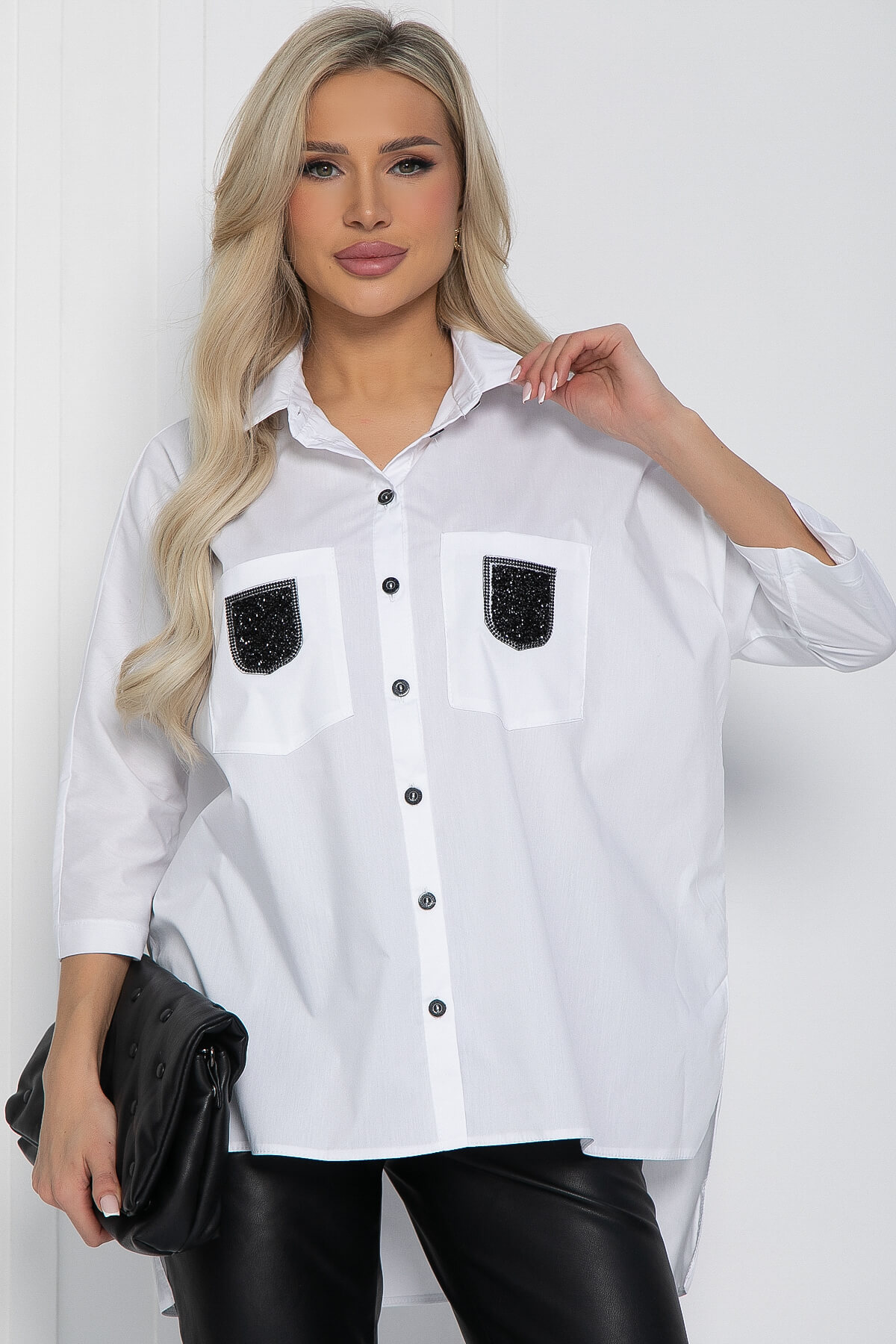 Рубашка Этьен (белая) Б12613-10