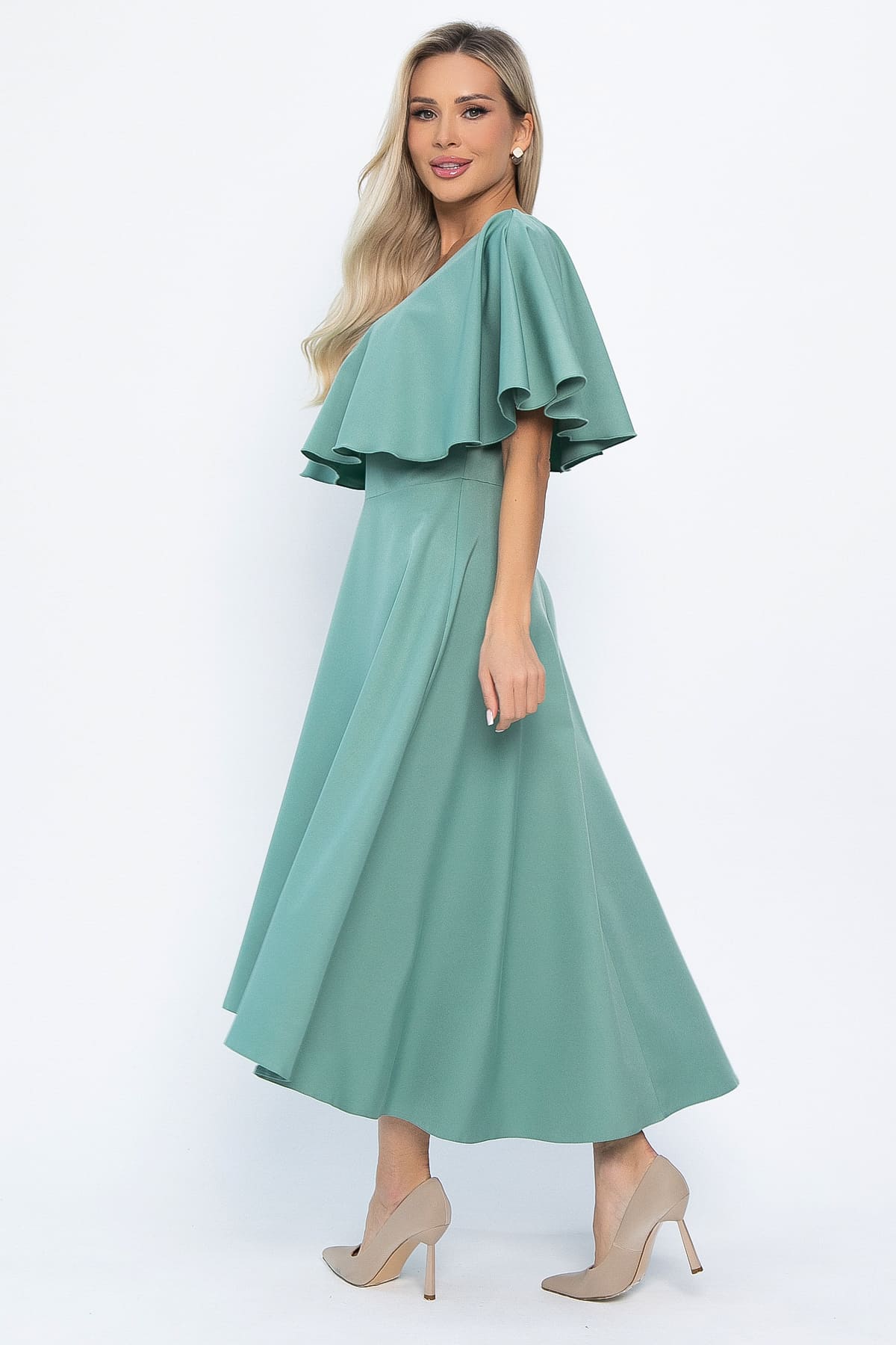 Платье Корнелия (зеленое) П13839-5М