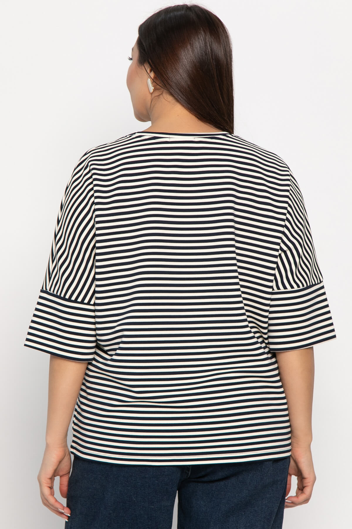 Блуза Монтана (бело-синяя) Б14887-20М