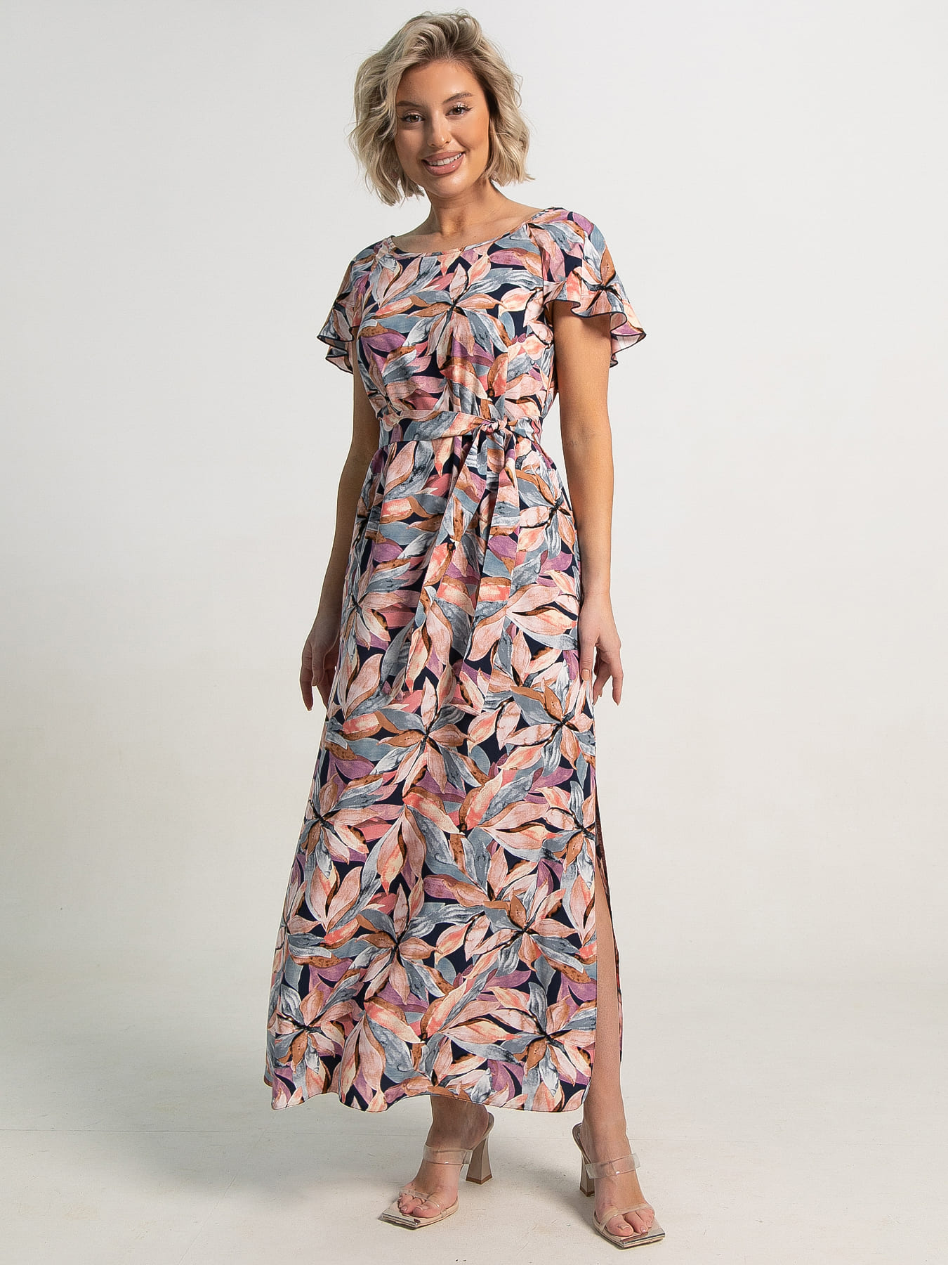 Платье Вечер свиданий (разноцветное) П15612-16М