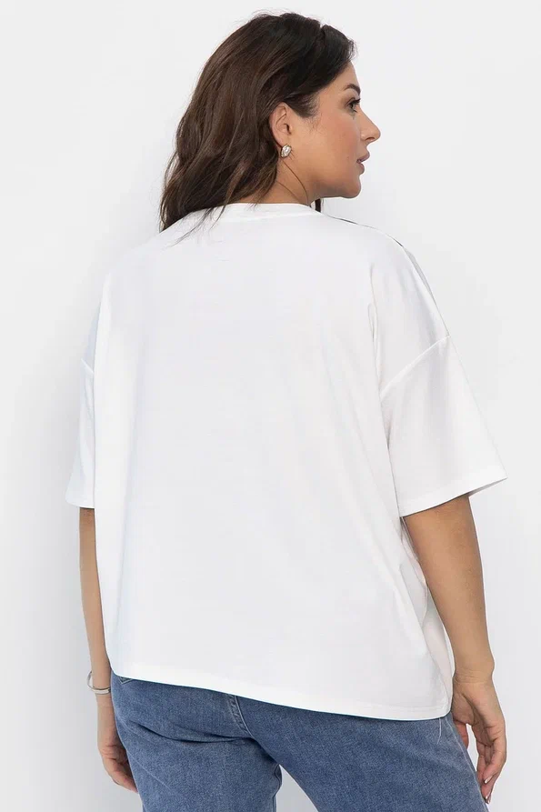 Блуза Малина (белая) Б13938-1М