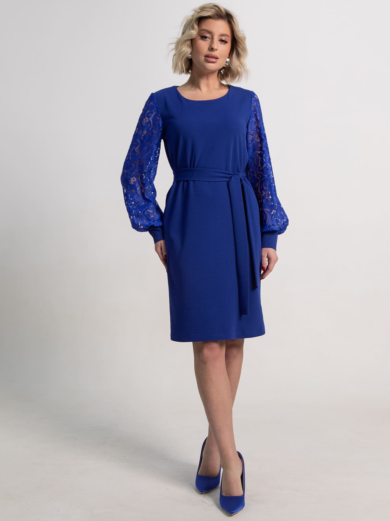 Платье Шарли (электрик) П15252-18М