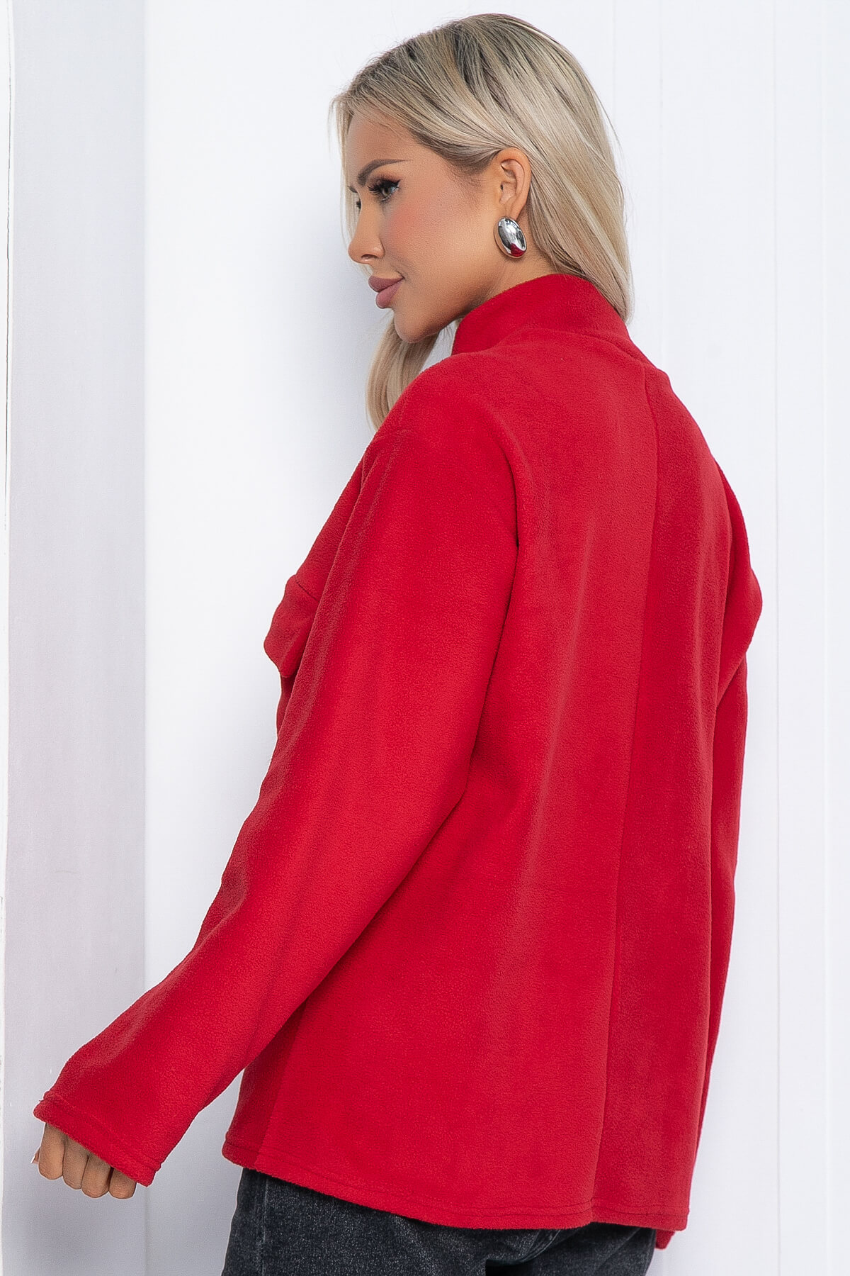 Свитшот Лори флисовый (красный) Б12556-7