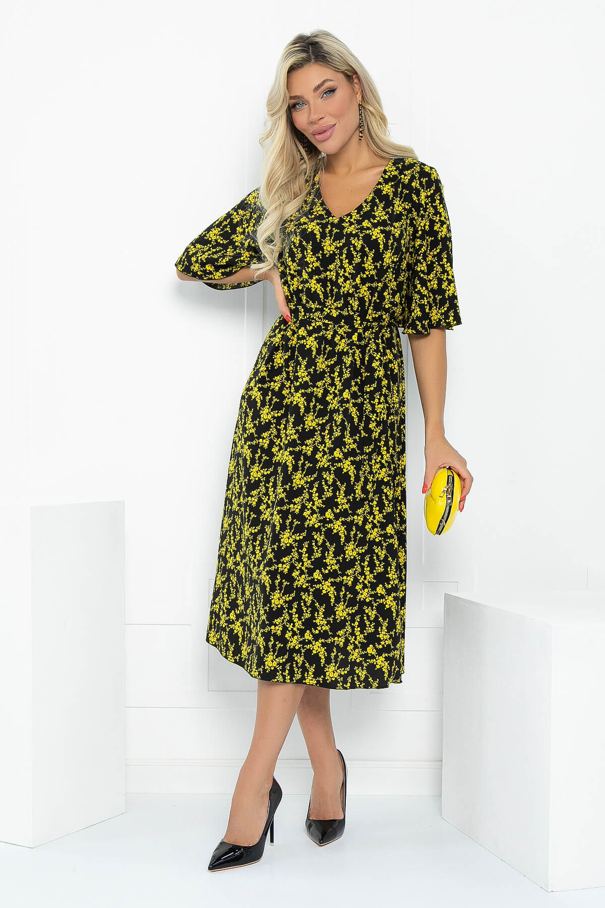 Платье Натали (черное) П12730-21М