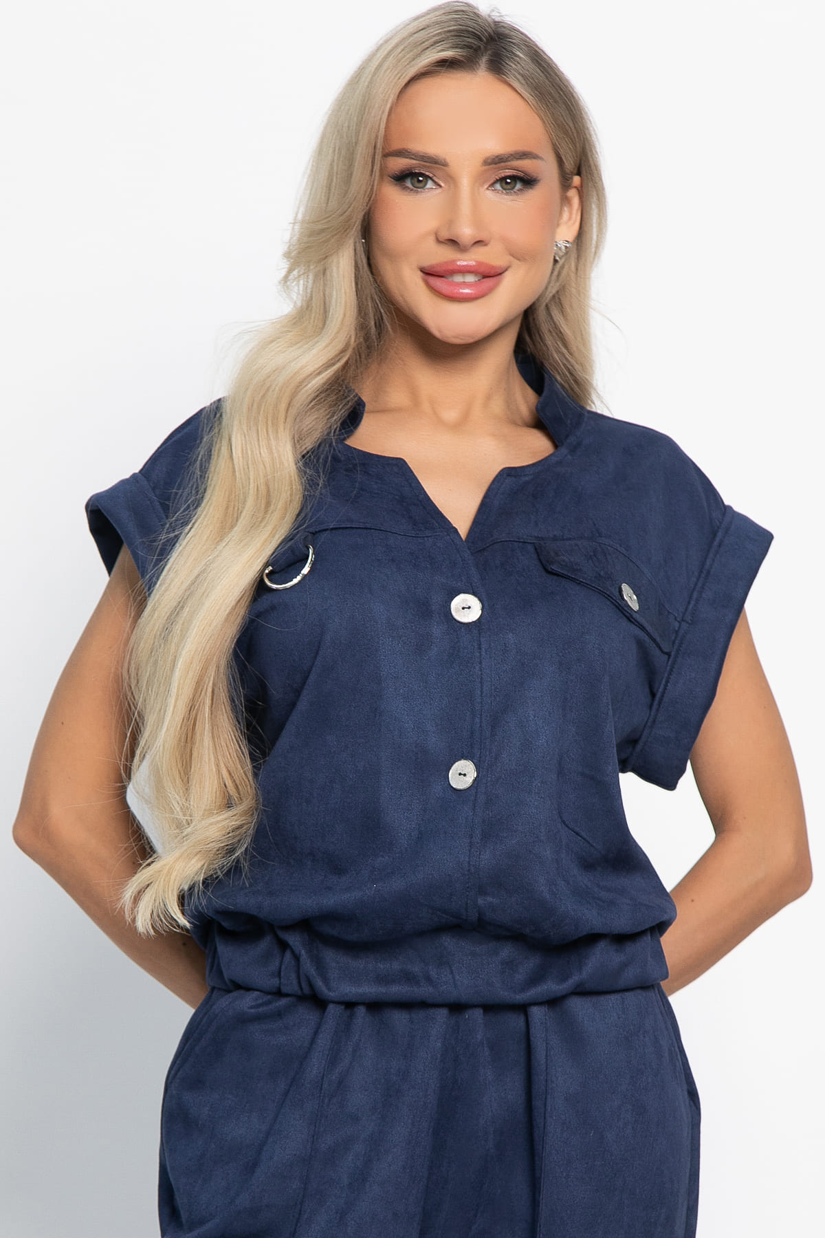 Жилет Лора (синий) Б15030-39М