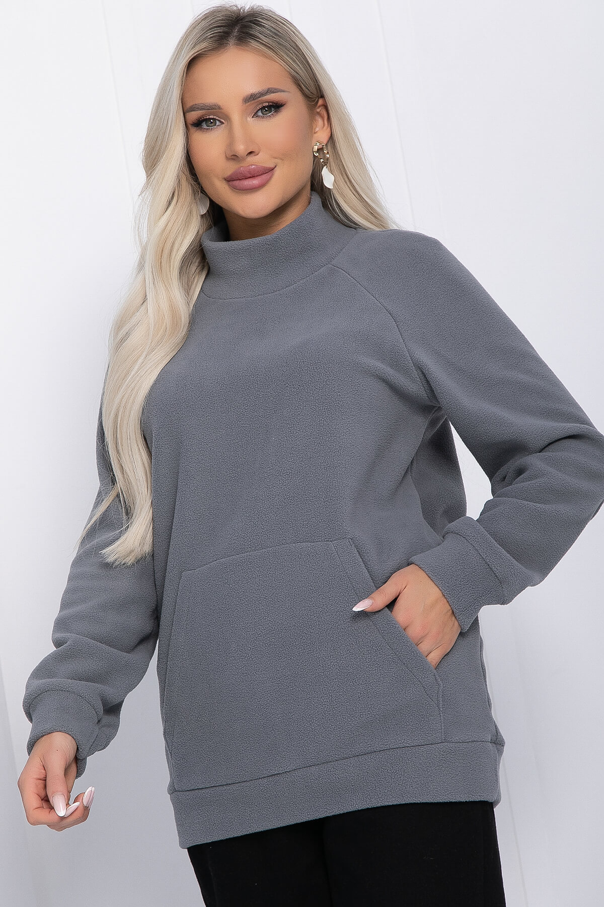 Кофта Зимний бум (серая) Б12266-12