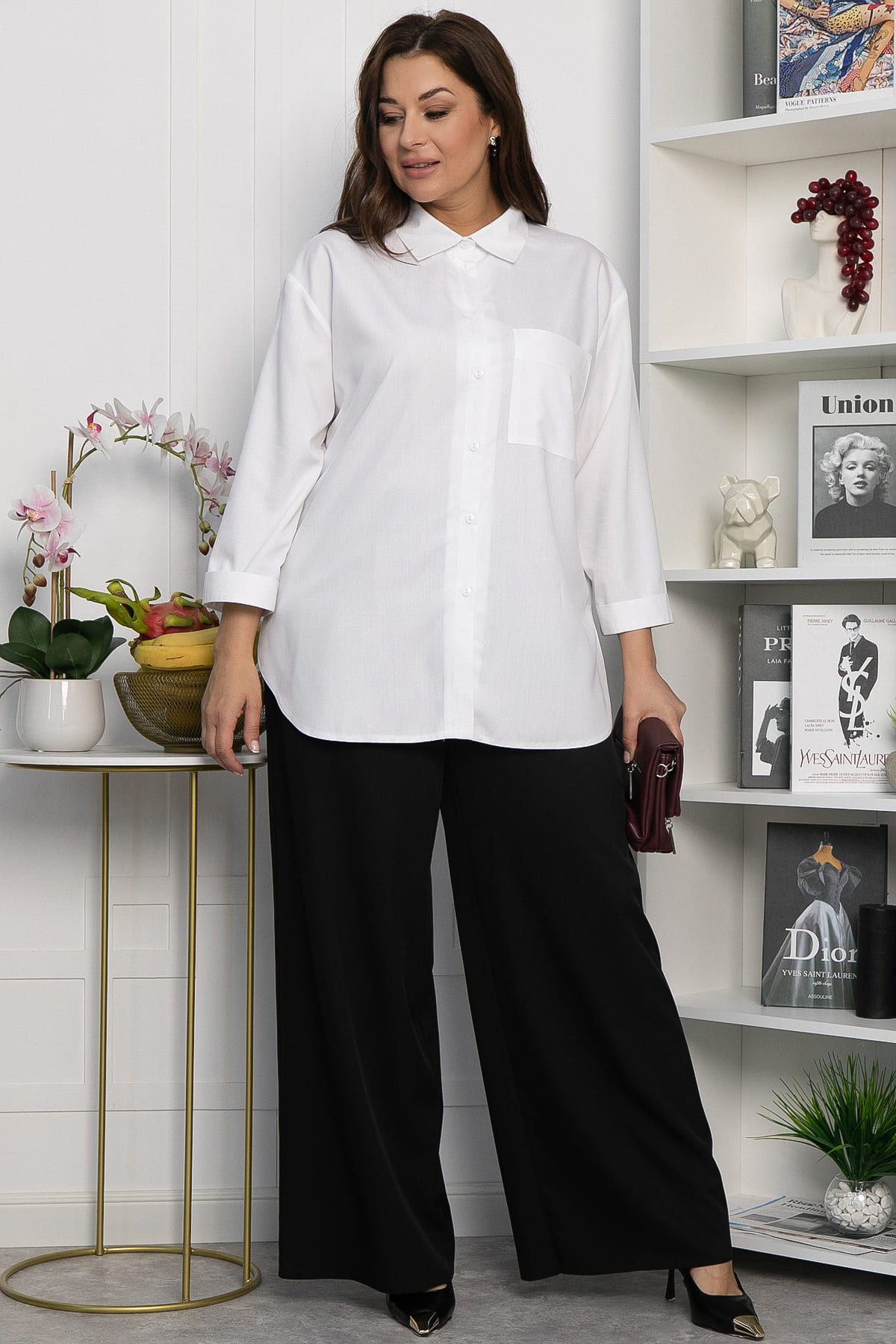 Блуза Твой стиль (белая) Б13792-3М