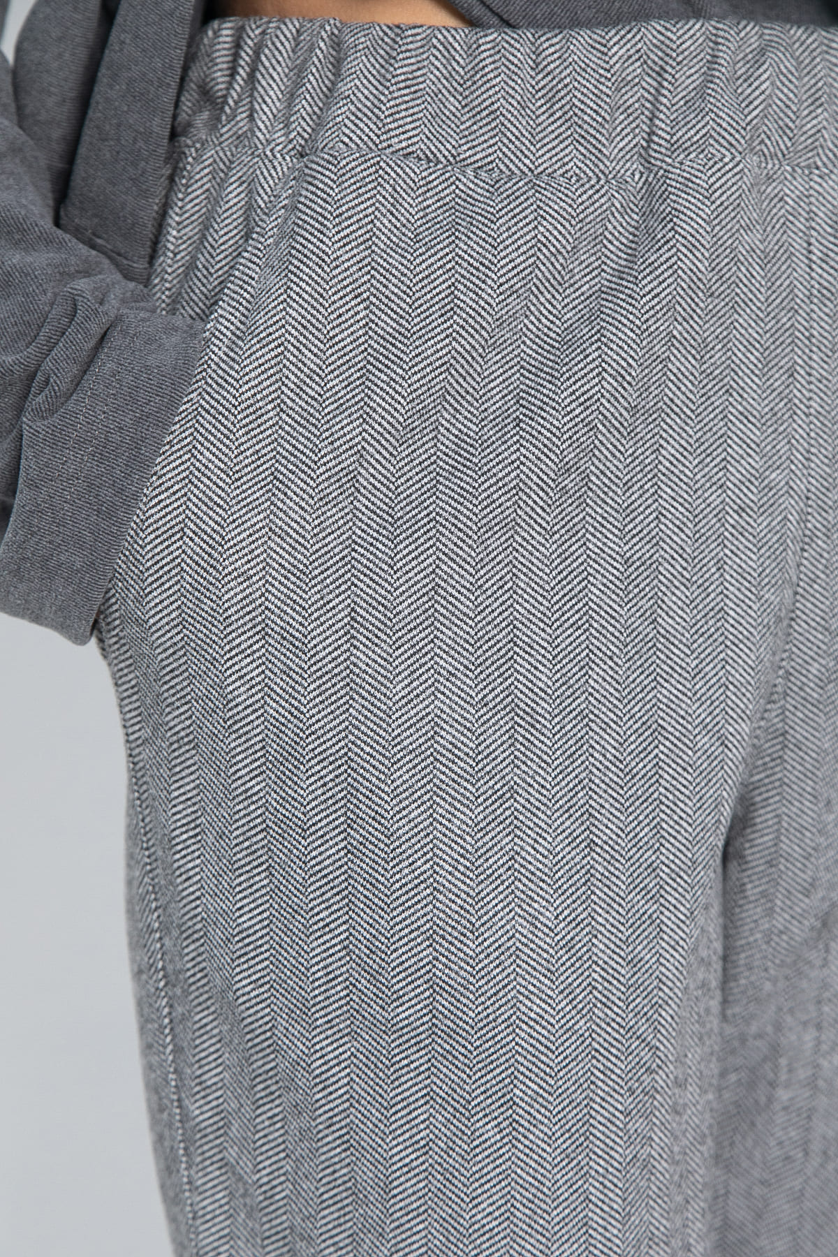 Брюки зауженные Диксон (серые) Б15009-8М