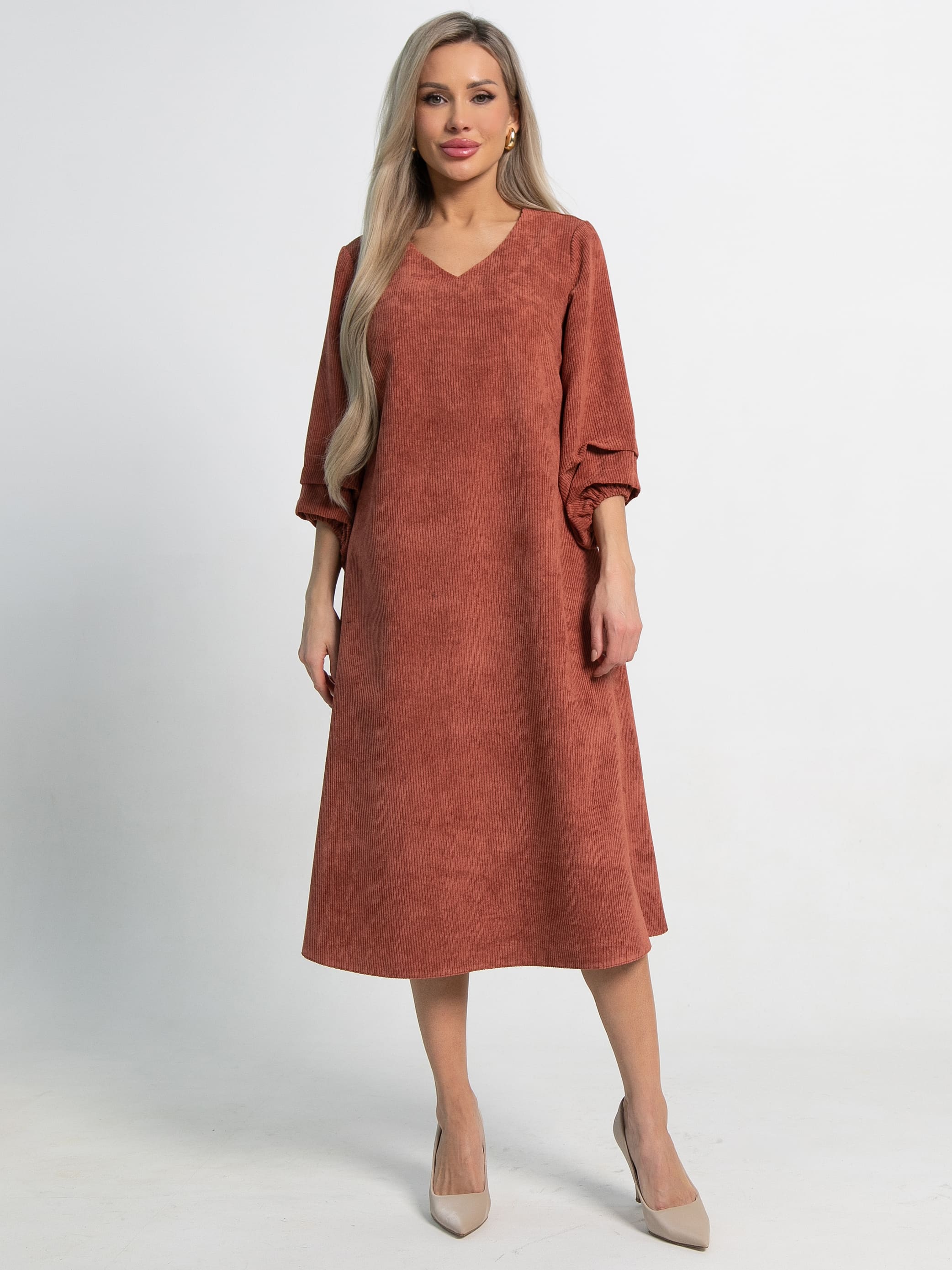 Платье Аглая (терракот) П15136-4М