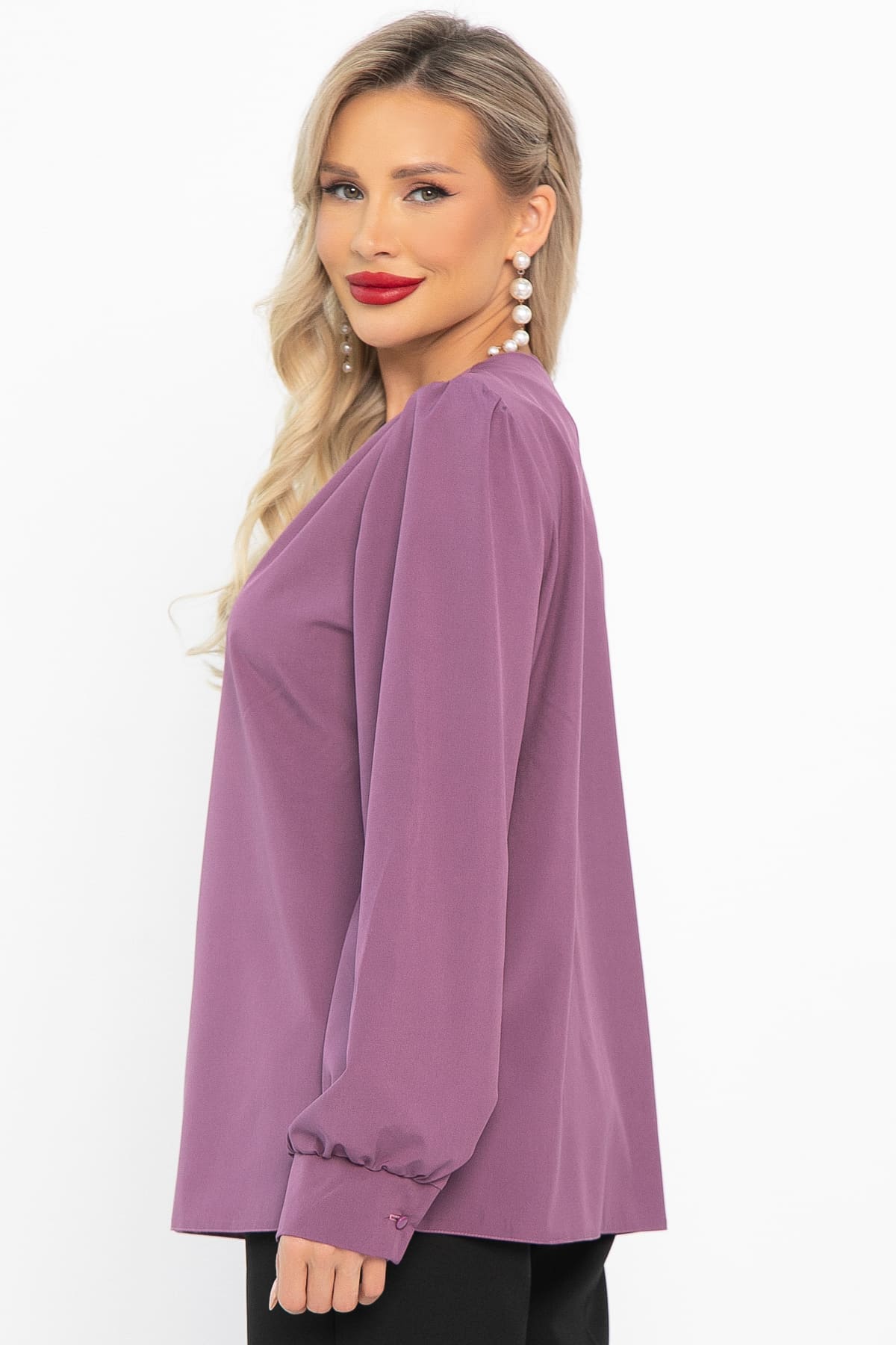 Блуза Марго (лиловая) Б14633-43М