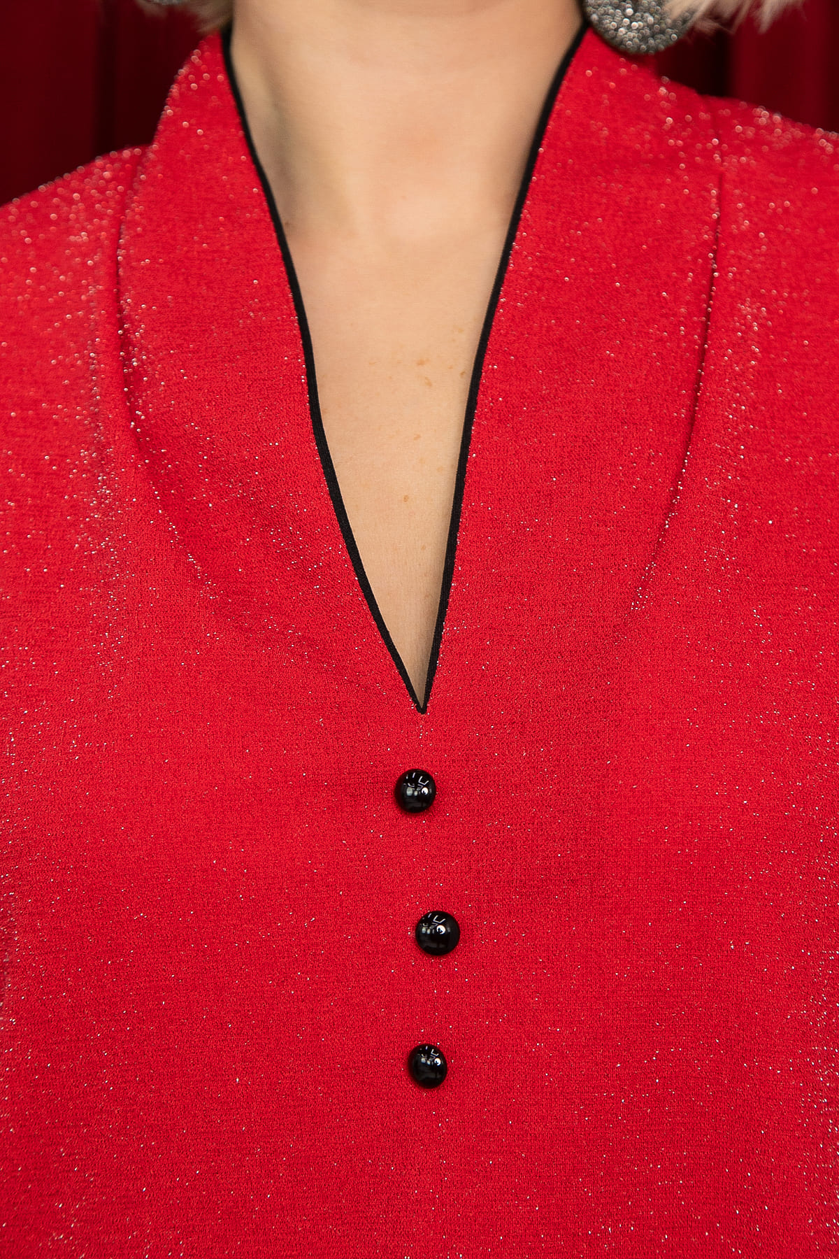 Платье праздничное Дарьяна НЬЮ (красное) П14652-18М