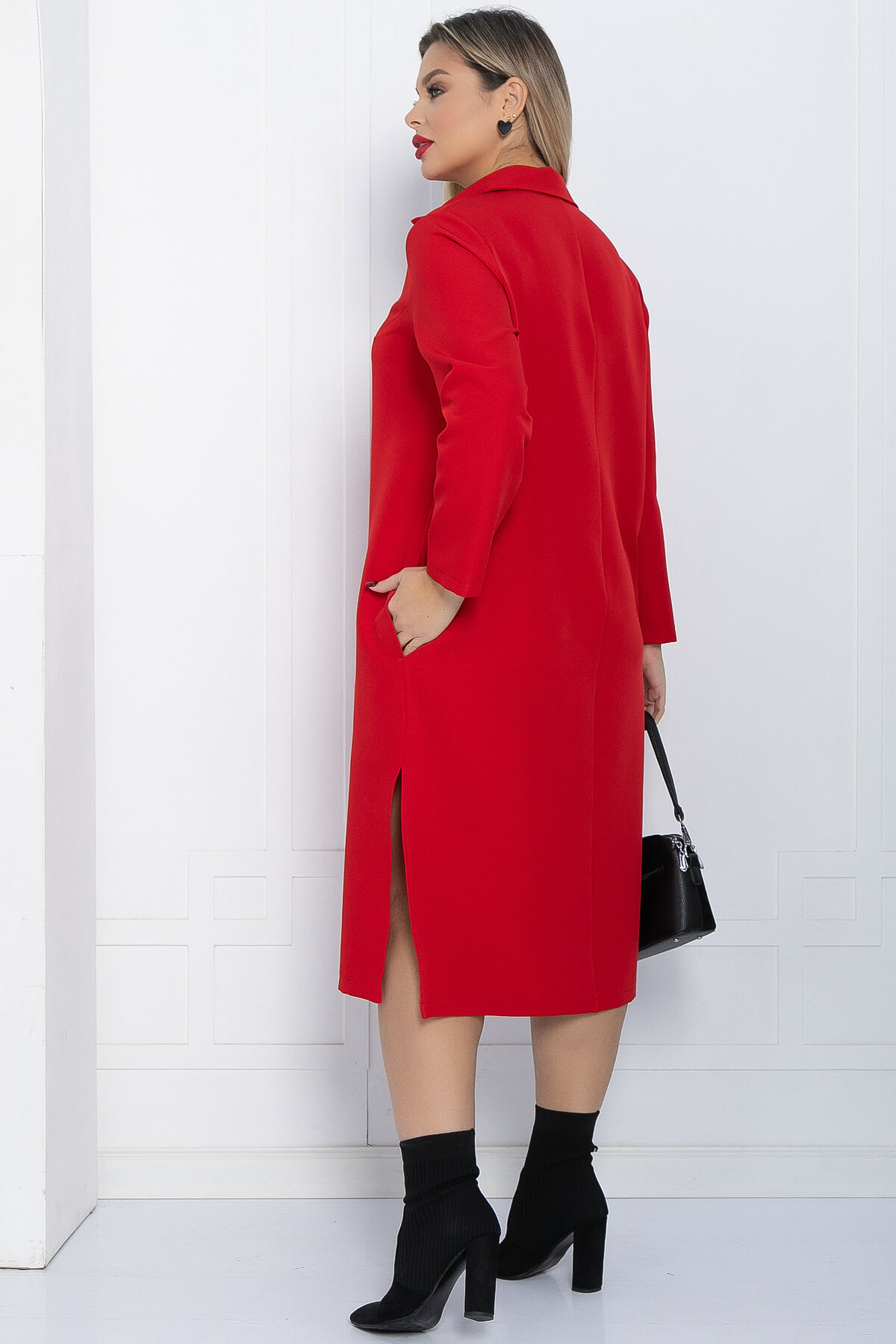 Платье Дидже (красное) П12246-37