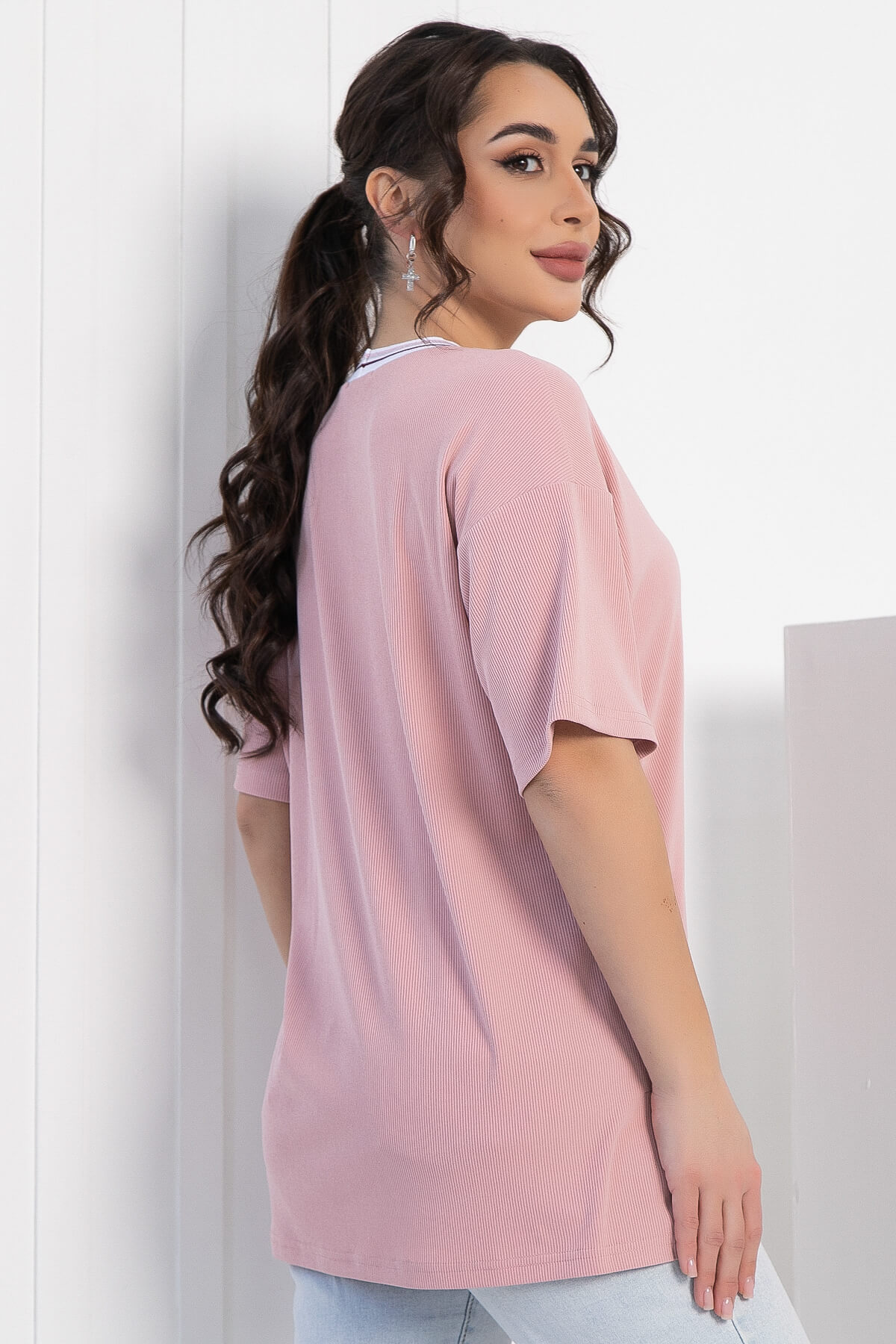 Футболка Ника (розовая) Б12941-7М