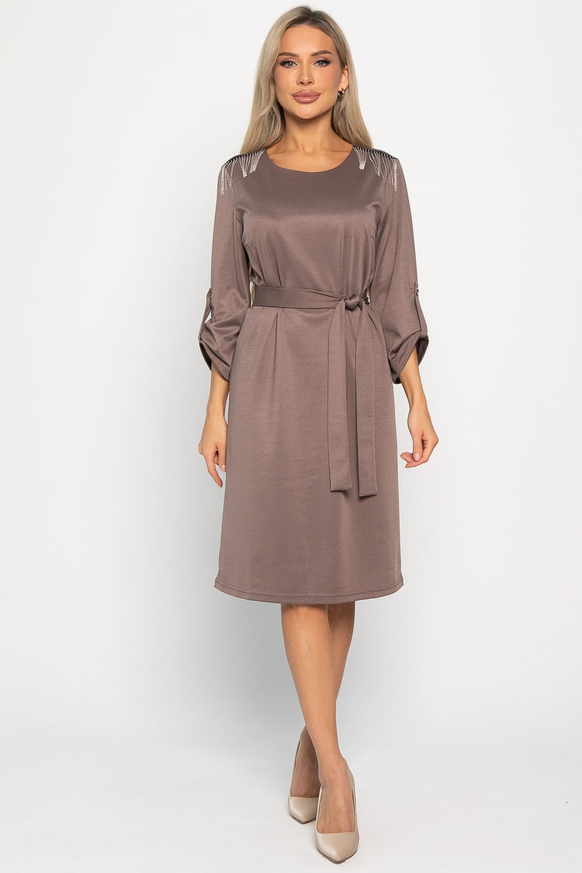 Платье Лайма (кофе) П14923-4М