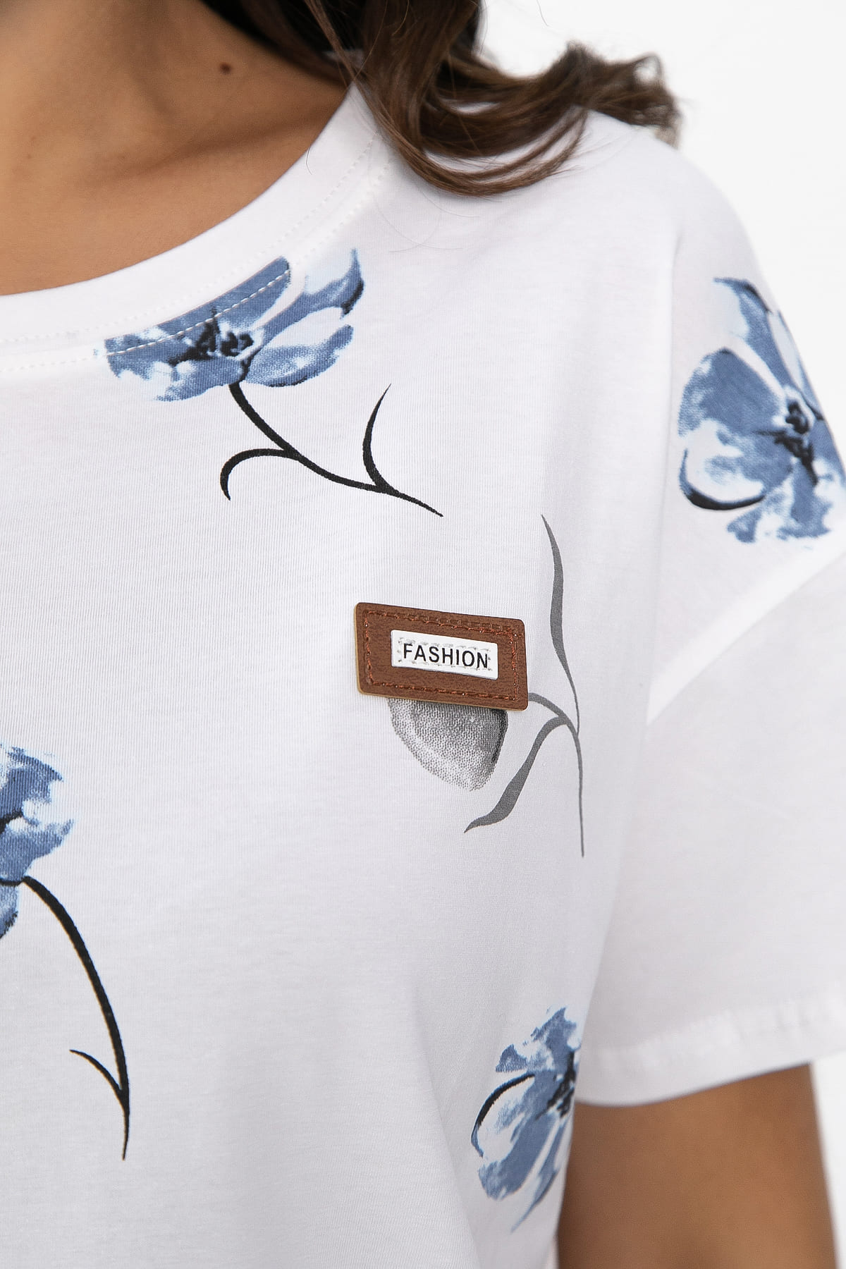 Футболка Мэнси (белая) Б14126-4М