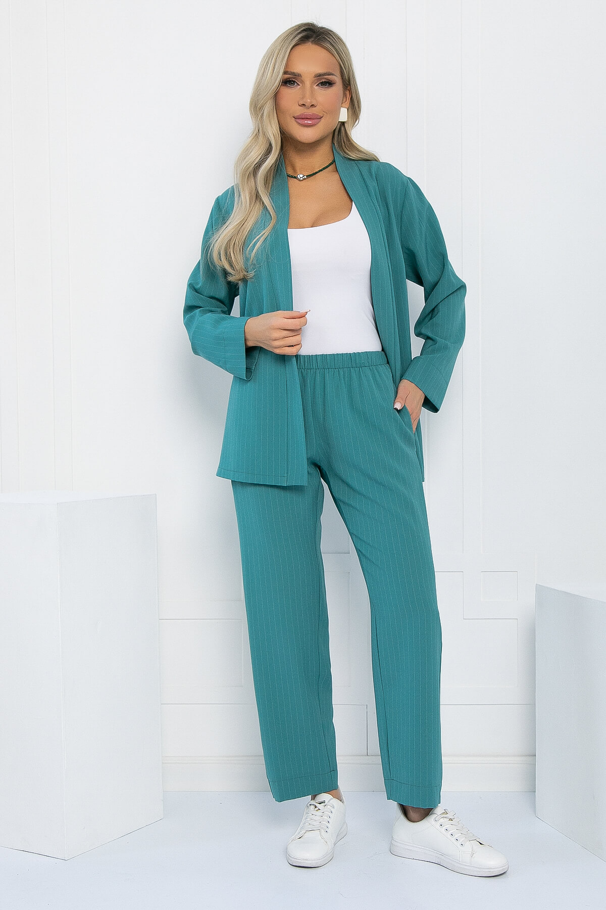 Костюм Поцелуй удачи (бирюза) К12849-1М