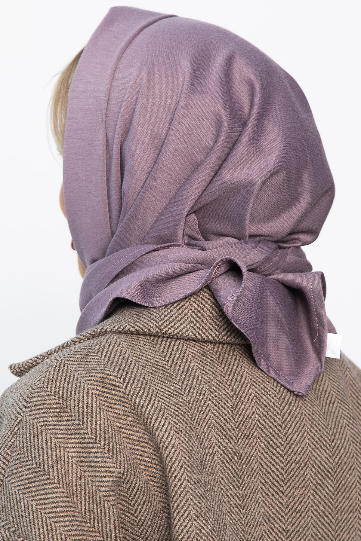 Косынка с отворотом (лиловая) КО20-23М
