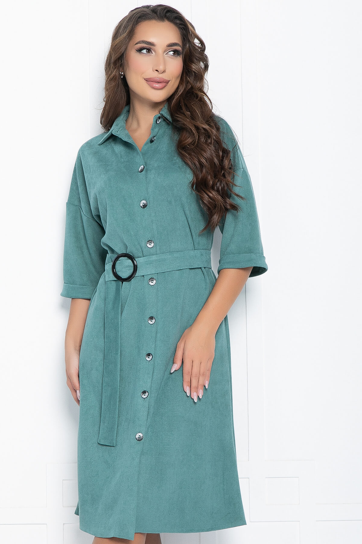 Платье Кэсси (зеленое) П10924