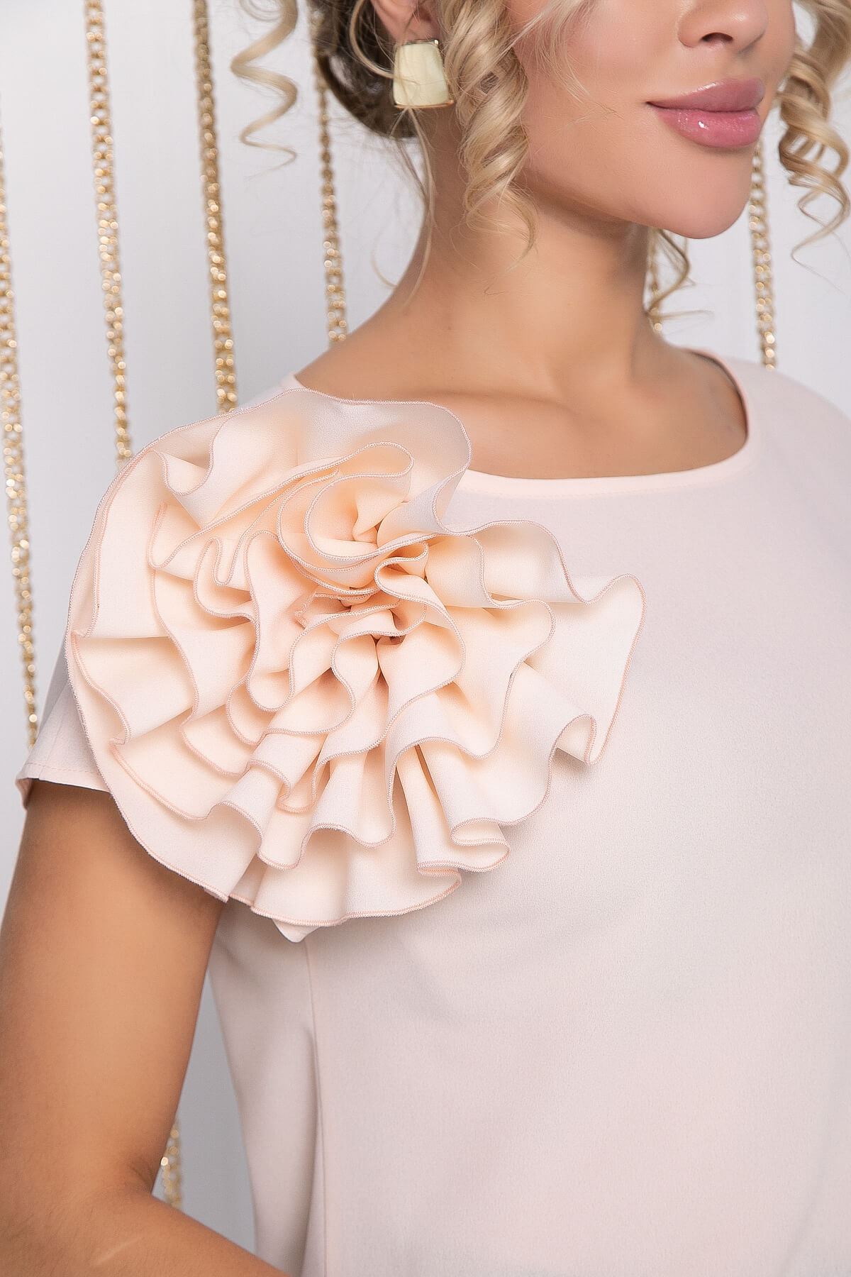 Блуза Розали (персик) Б12146-41