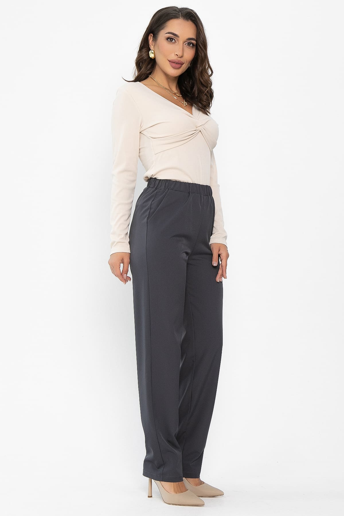 Брюки Твой день (графит) Б14148-12М