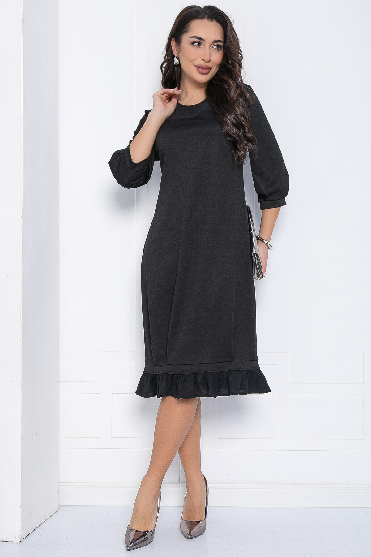 Платье Бостон (черное) П12506-10