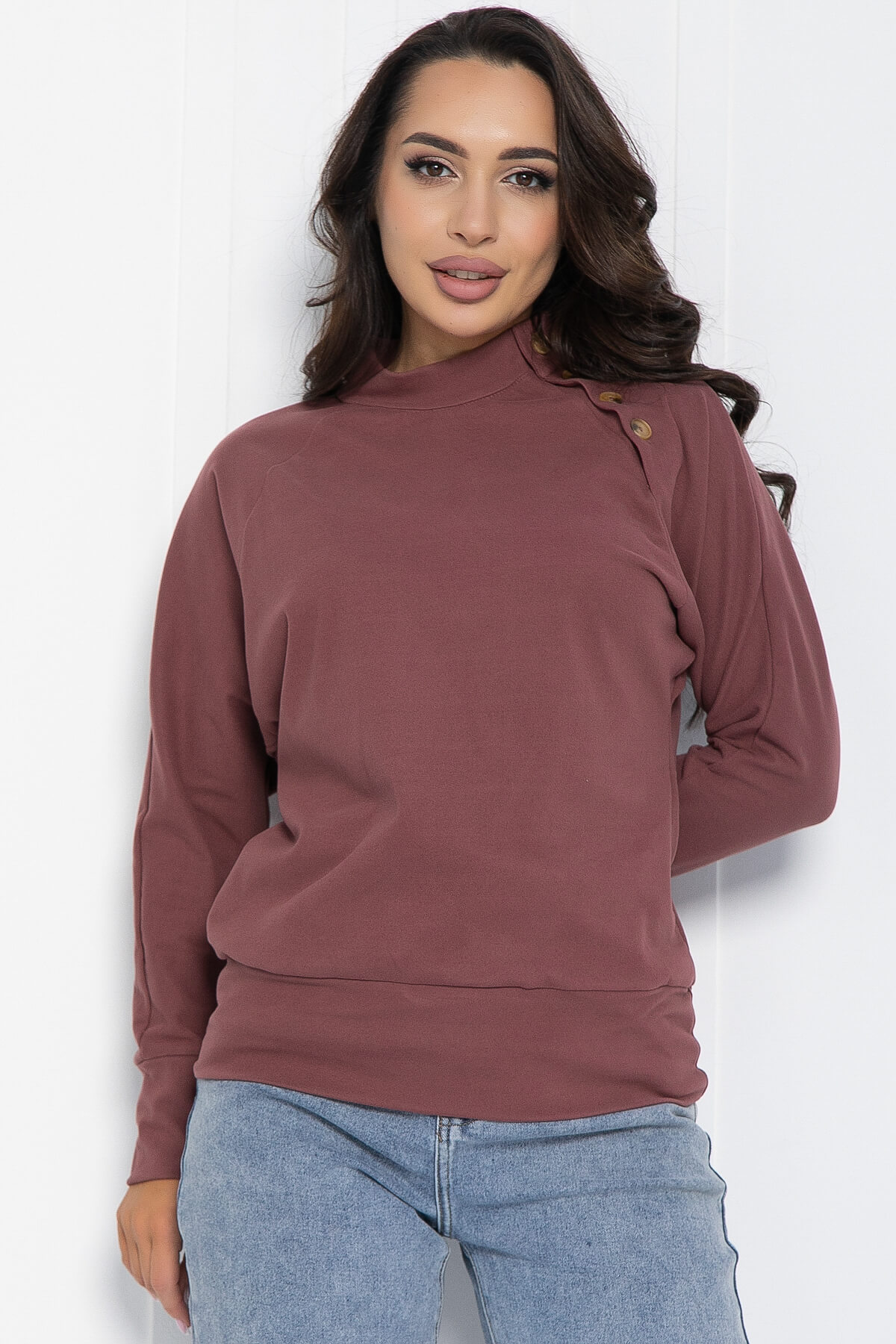 Джемпер Нежная история (ягодный) Б11946